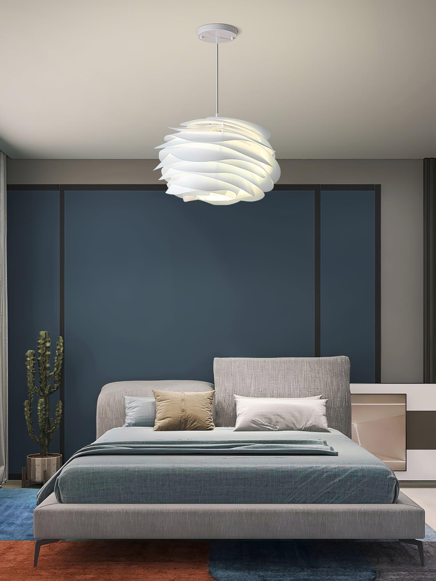 Lampa wisząca kwiatowa Kornrik