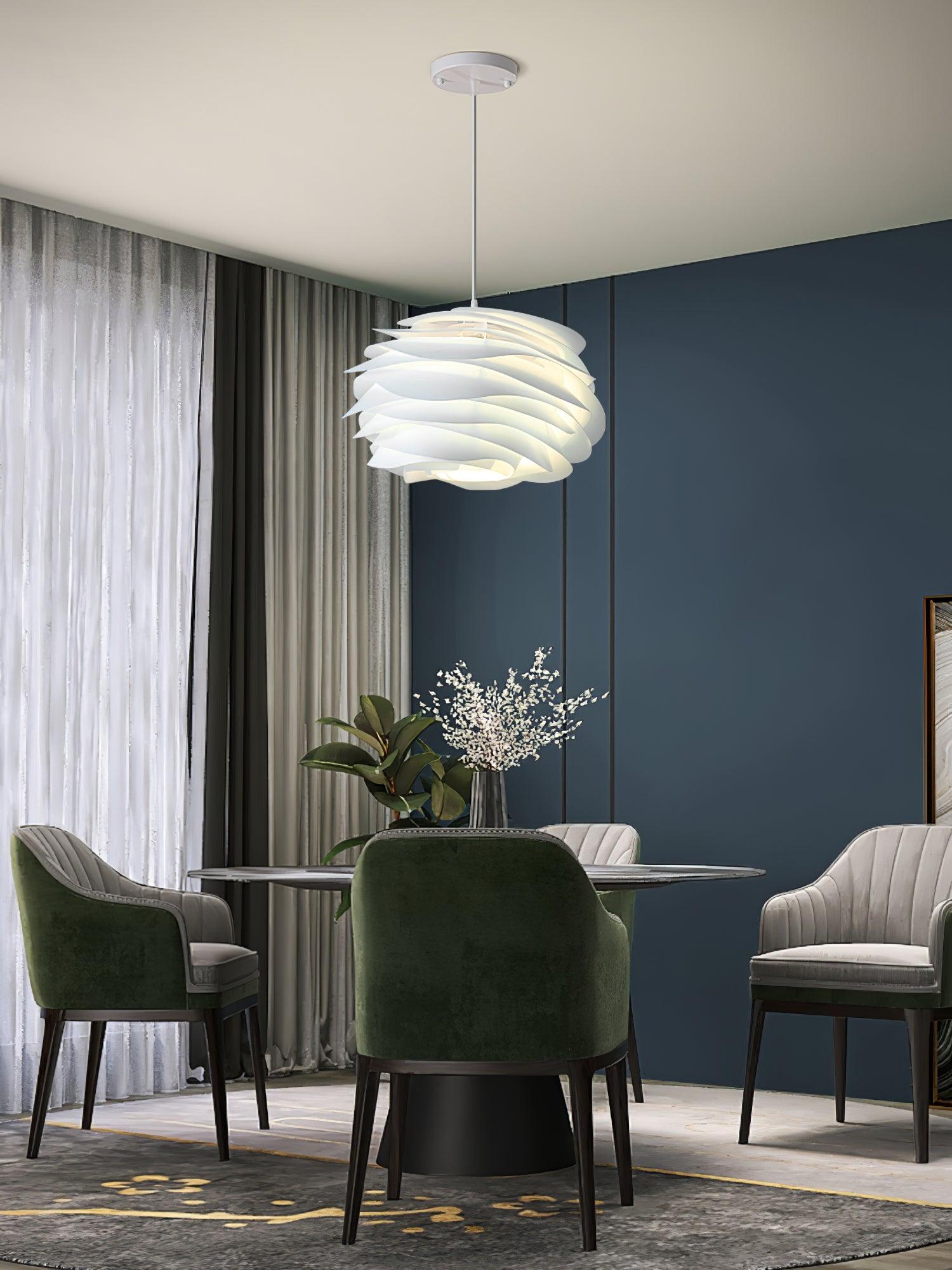 Lampa wisząca kwiatowa Kornrik