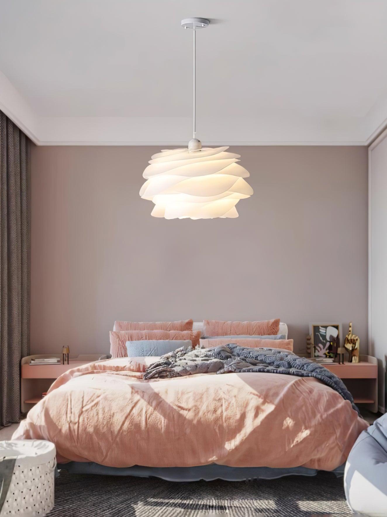 Lampa wisząca kwiatowa Kornrik