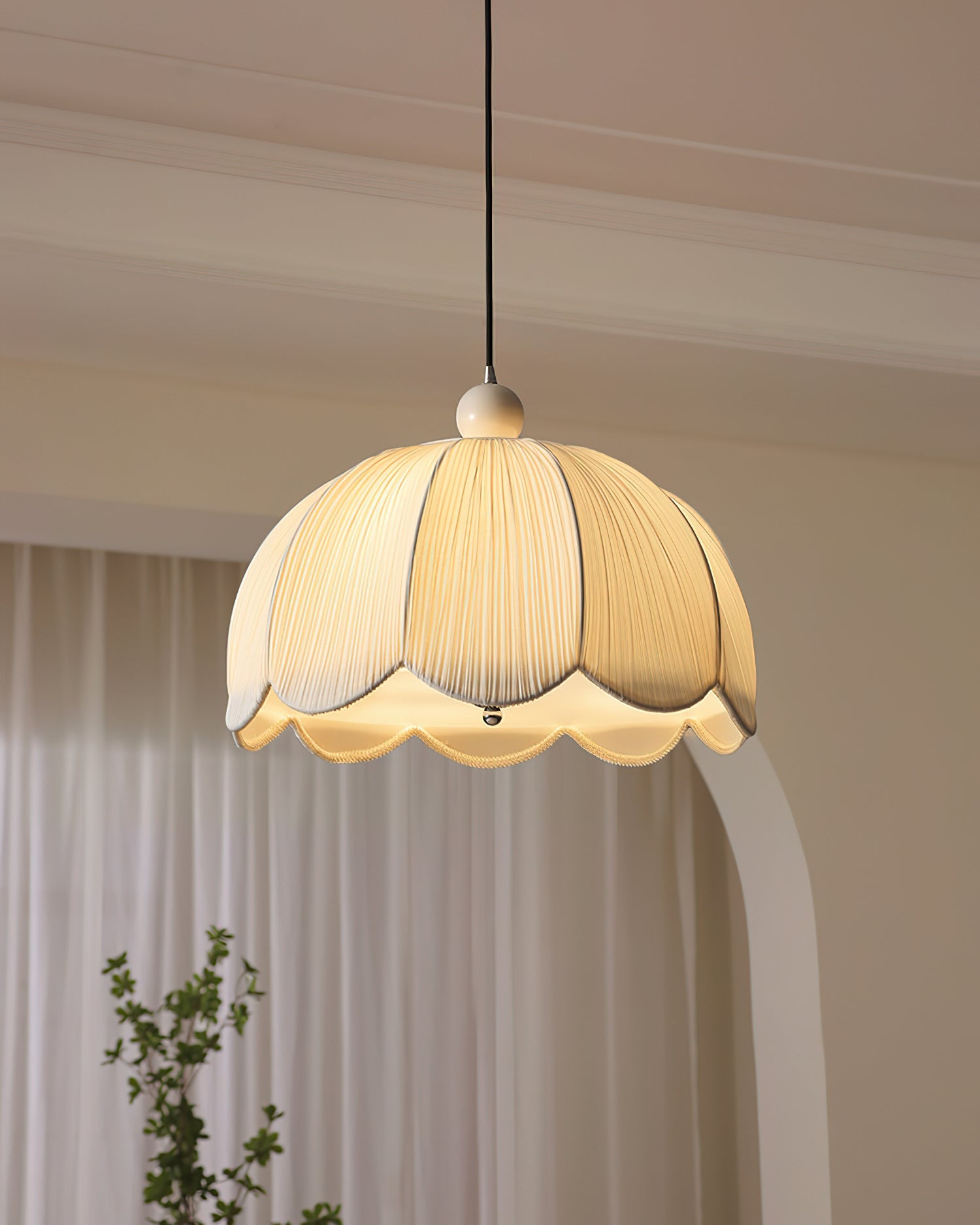 Lampa wisząca plisowana Alla