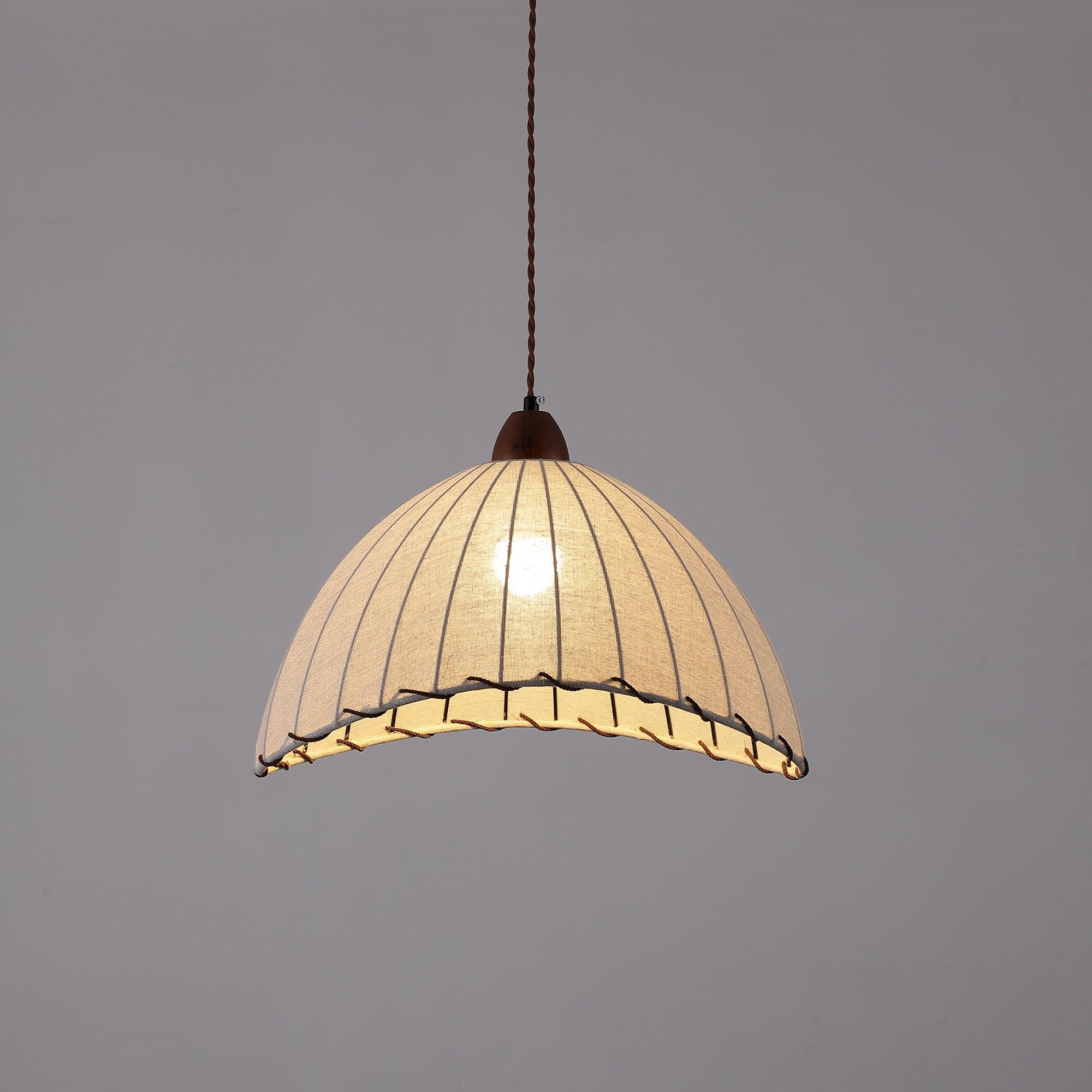 Lampa wisząca ryflowana Emno