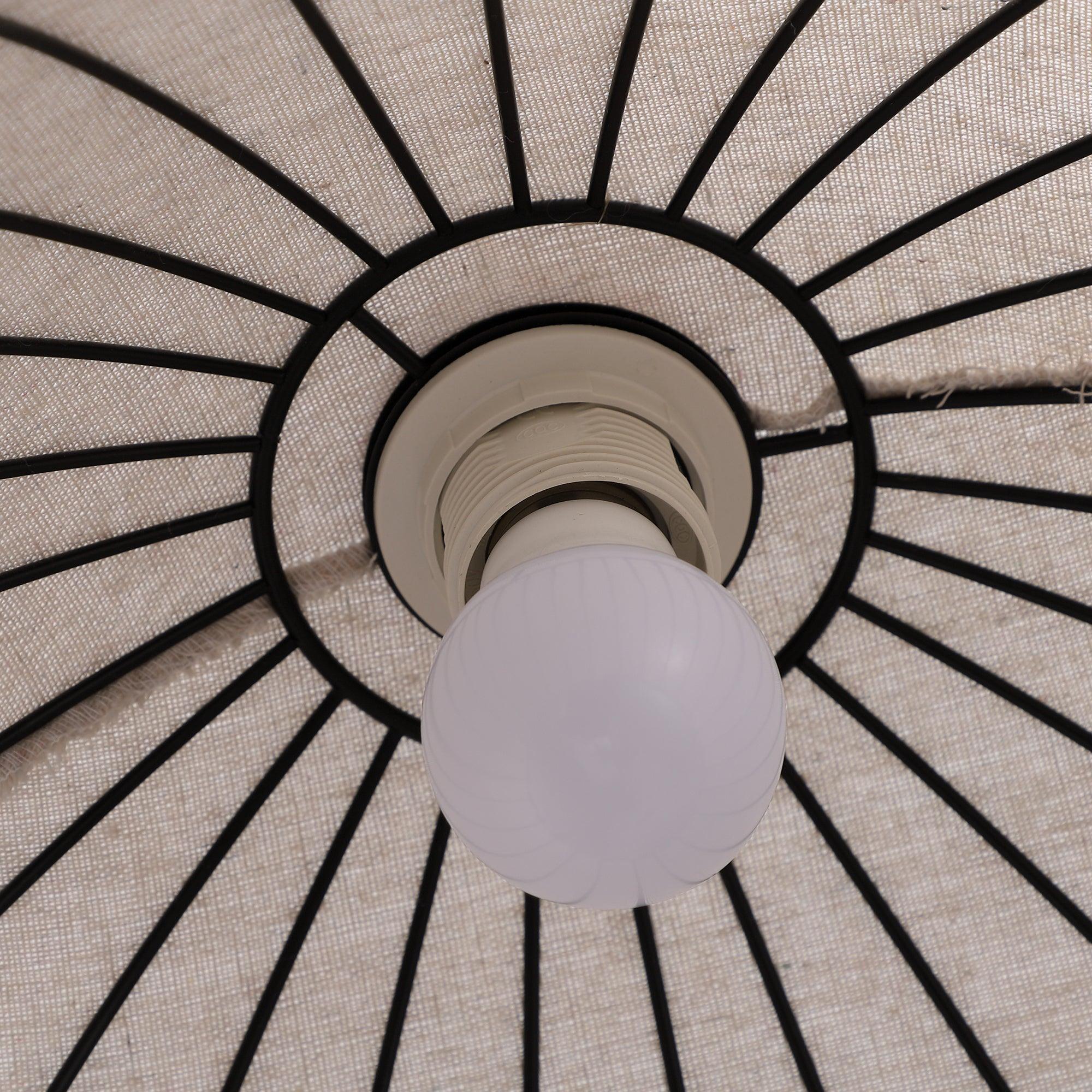 Lampa wisząca ryflowana Emno