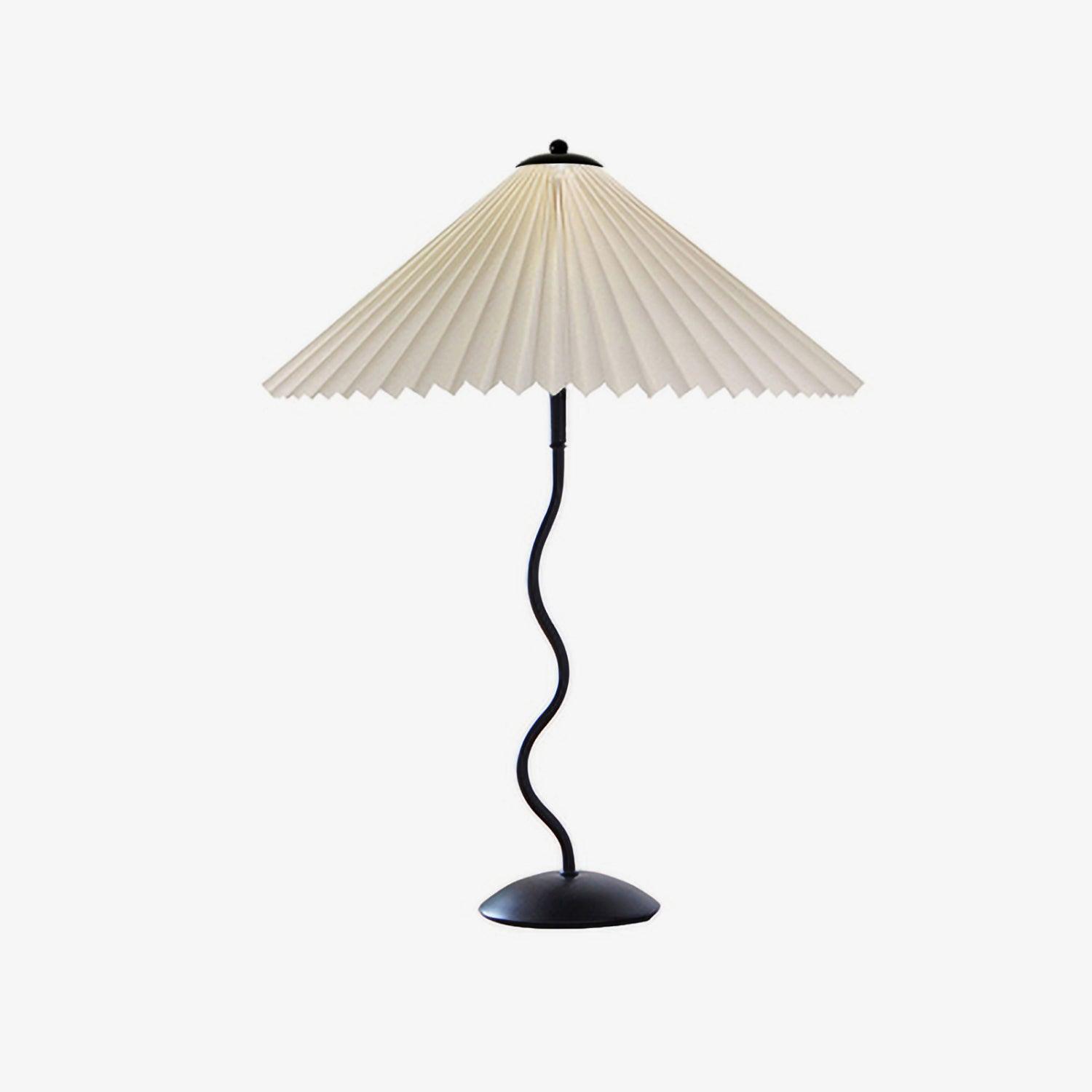 Lampa stołowa falista Rokow