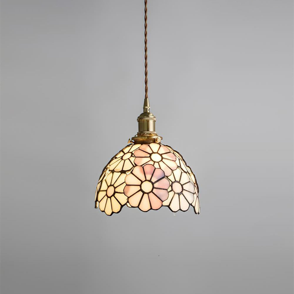 Lampa wisząca kwiatowa Darorow