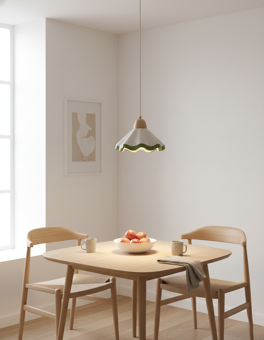 Lampa wisząca falowana Levenel