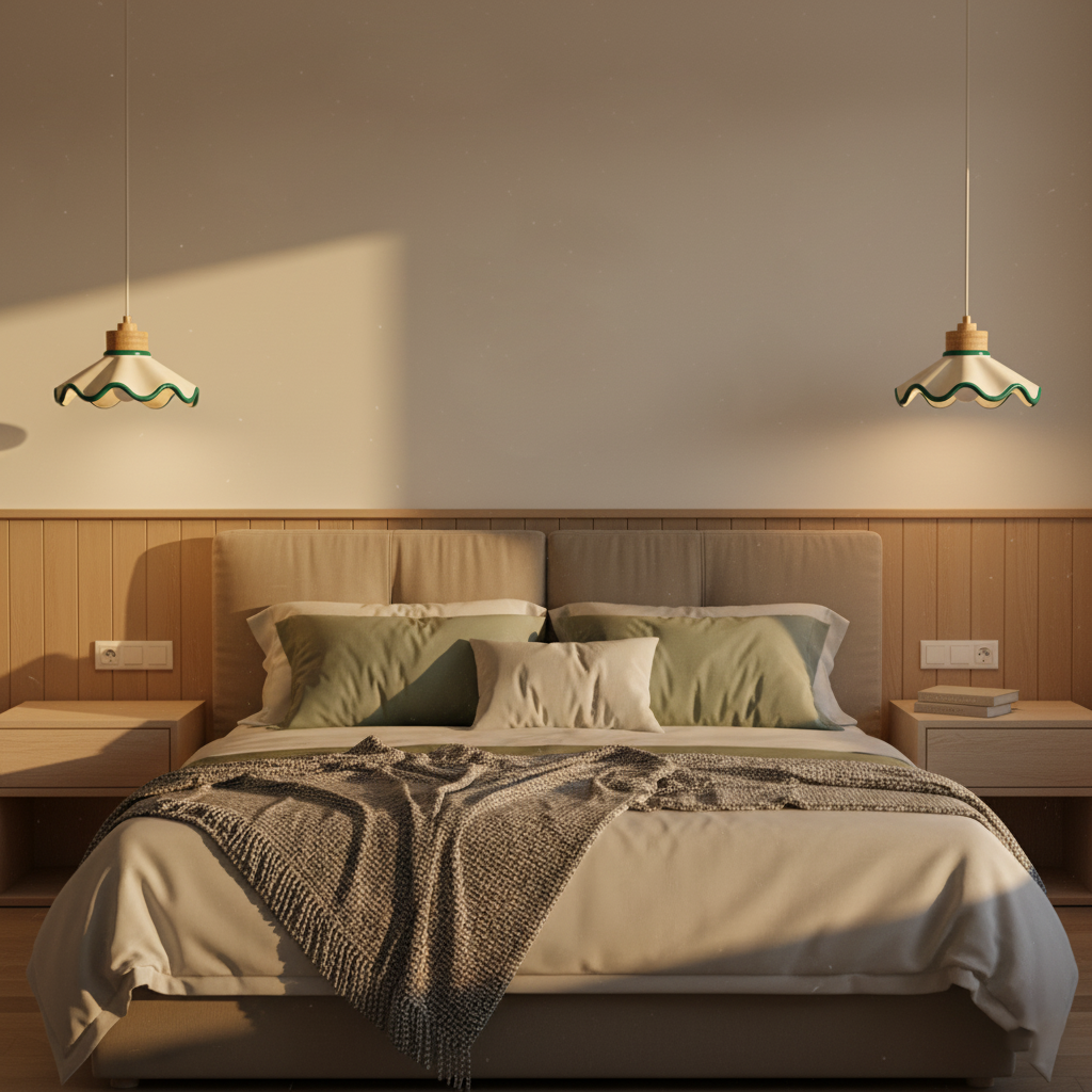 Lampa wisząca falowana Levenel