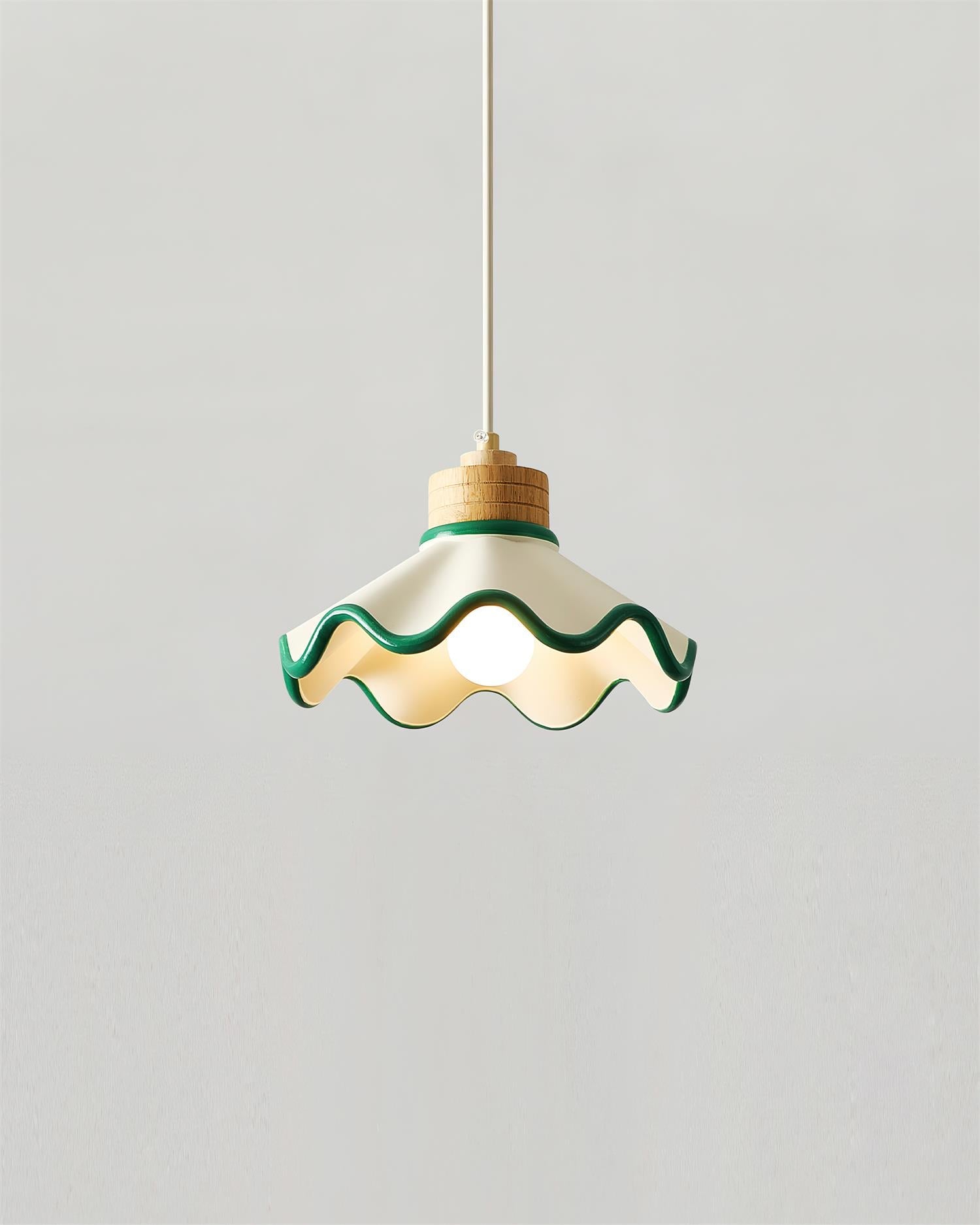Lampa wisząca falowana Levenel