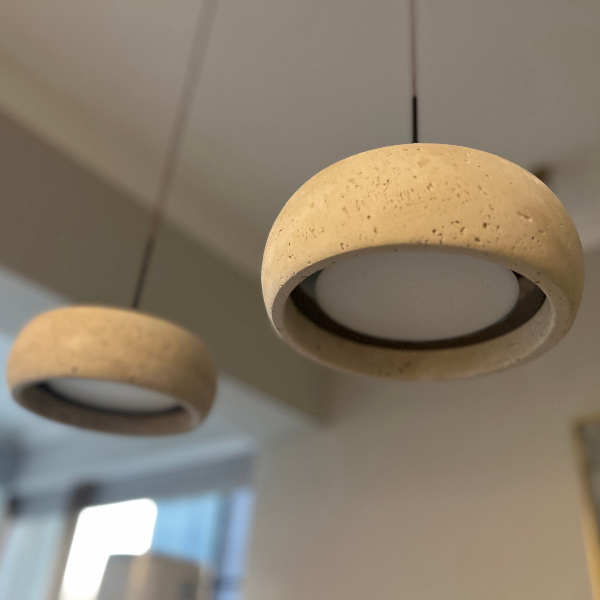 Lampa wisząca okrągła Tomanar
