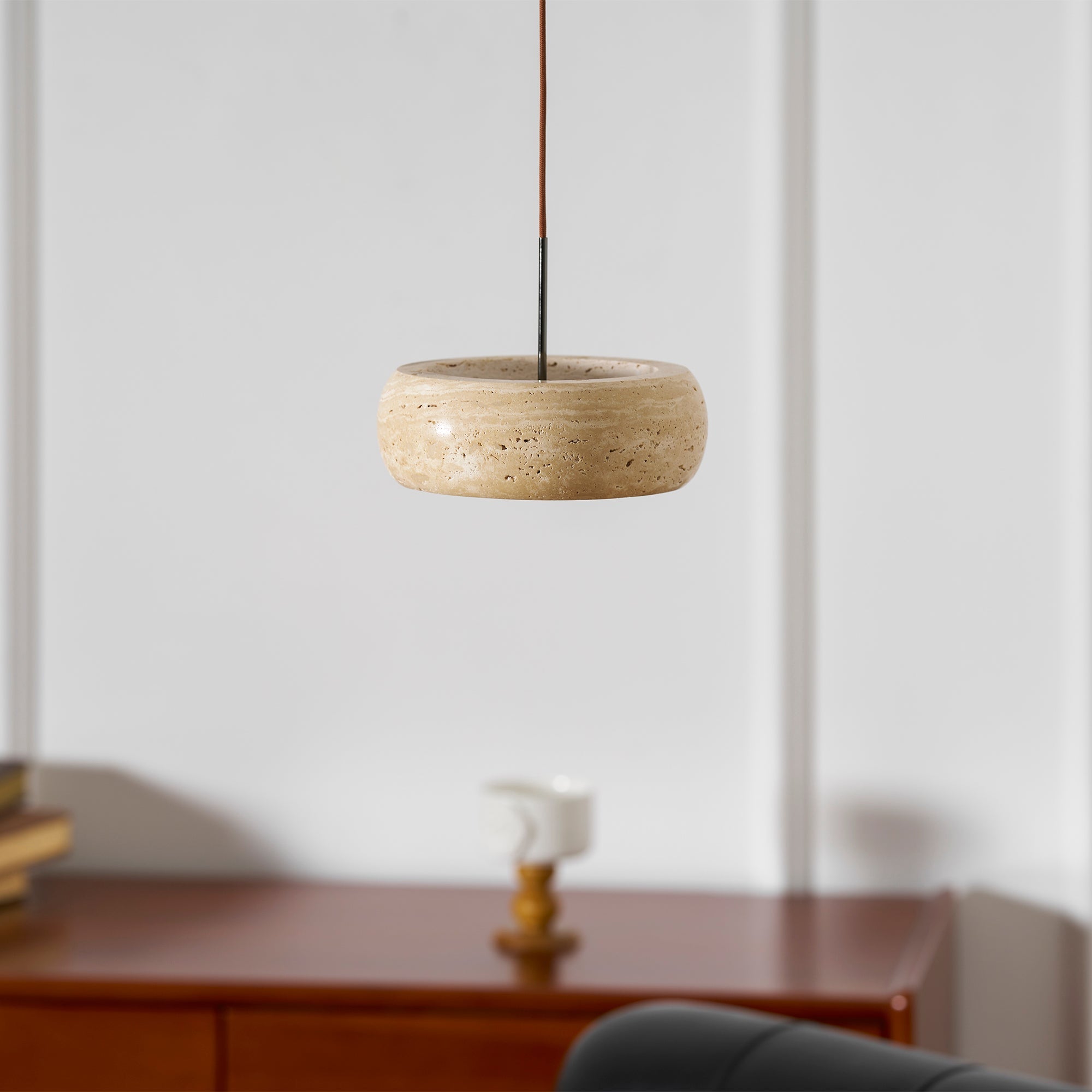 Lampa wisząca okrągła Tomanar