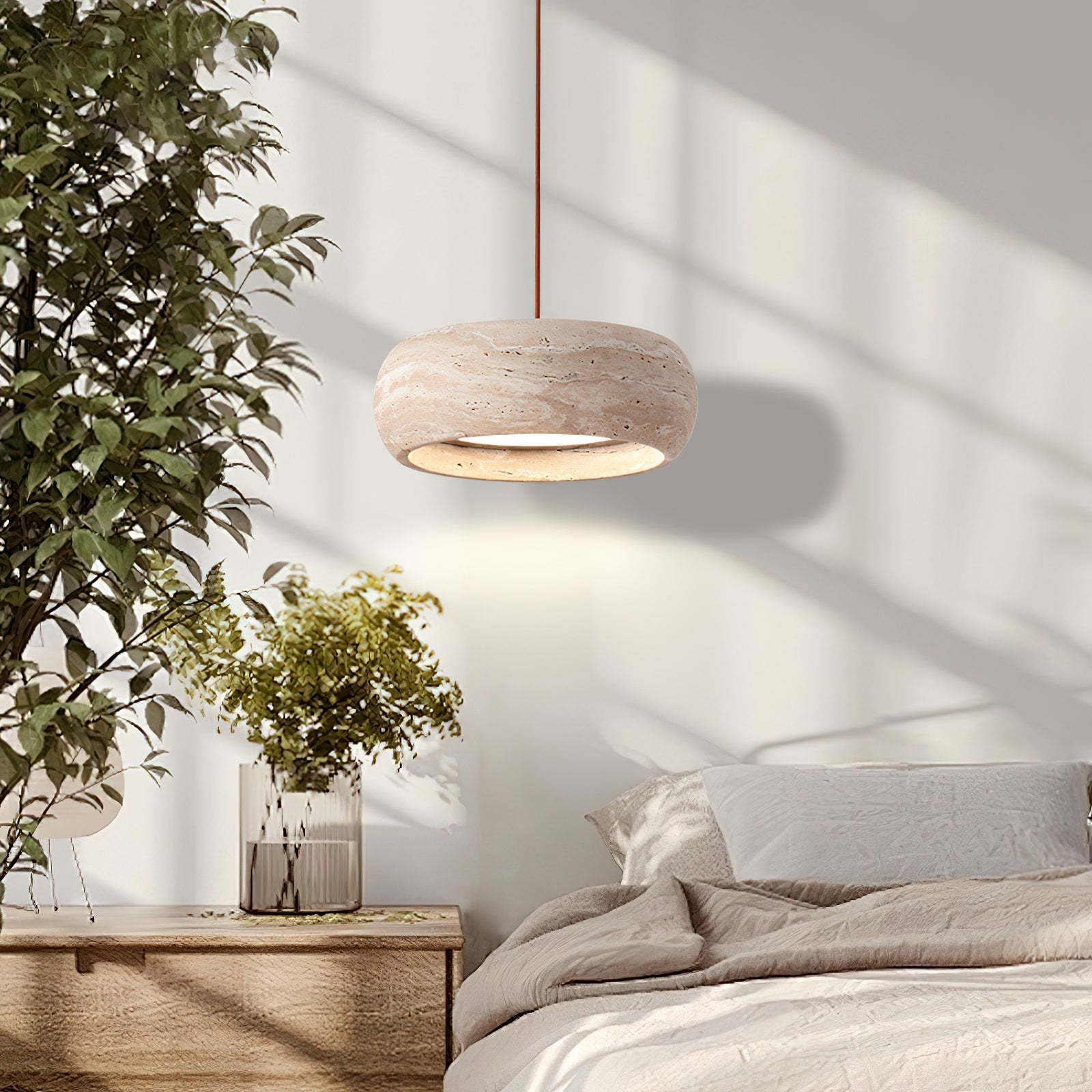 Lampa wisząca okrągła Tomanar