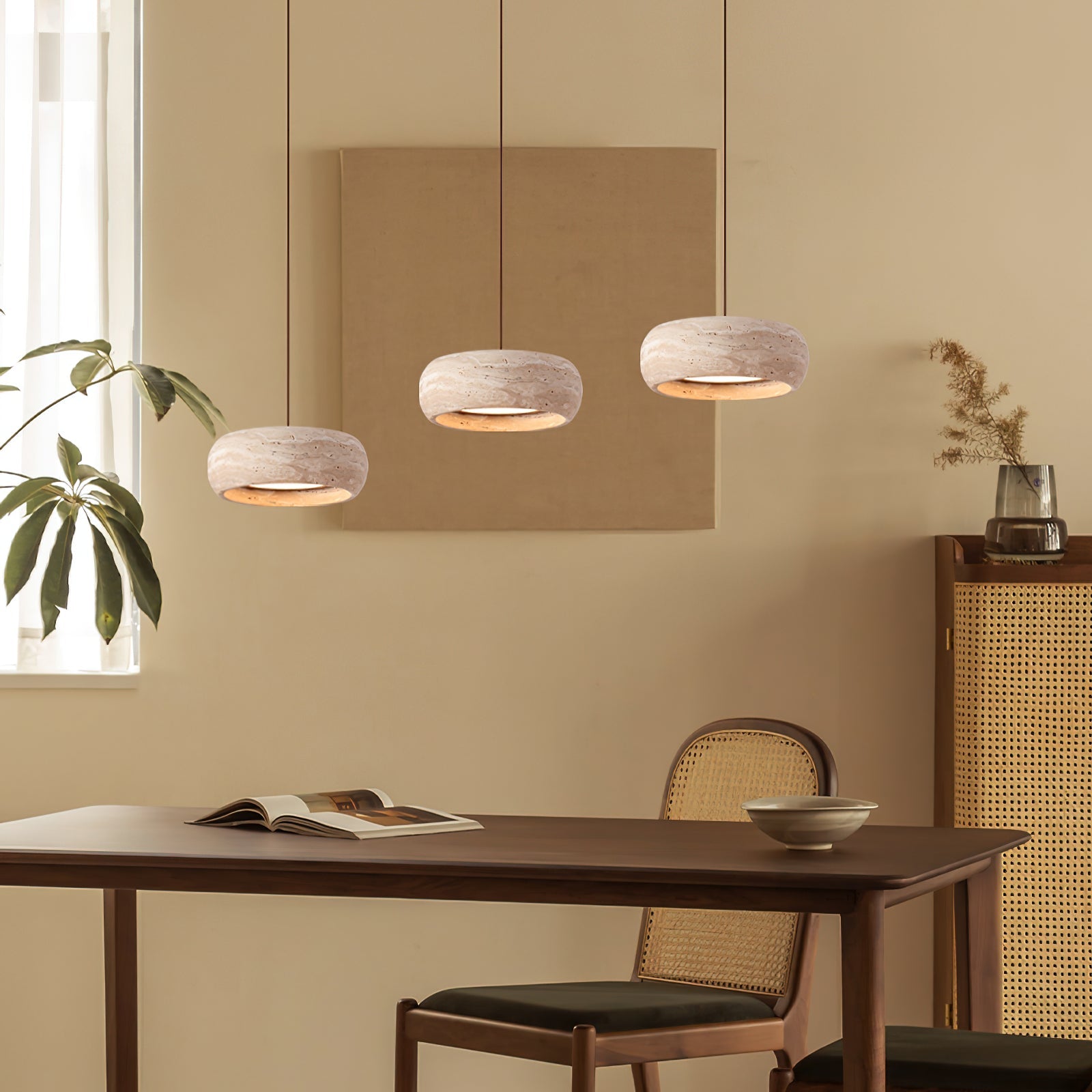 Lampa wisząca okrągła Tomanar