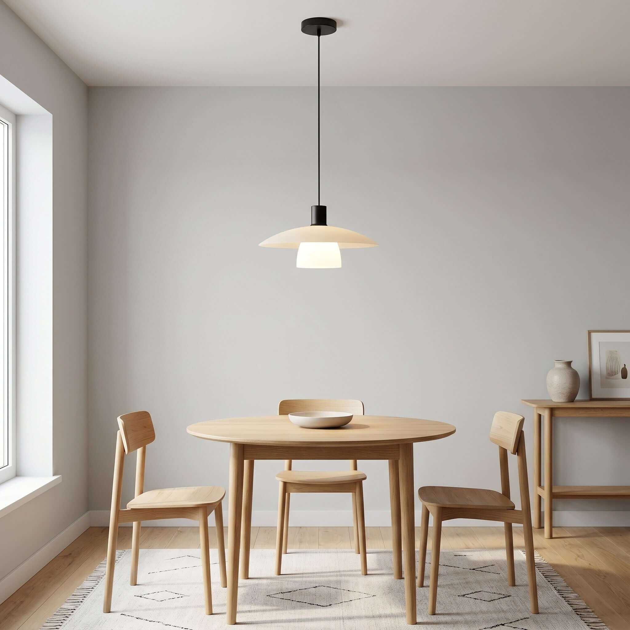 Lampa wisząca okrągła Jarlenro