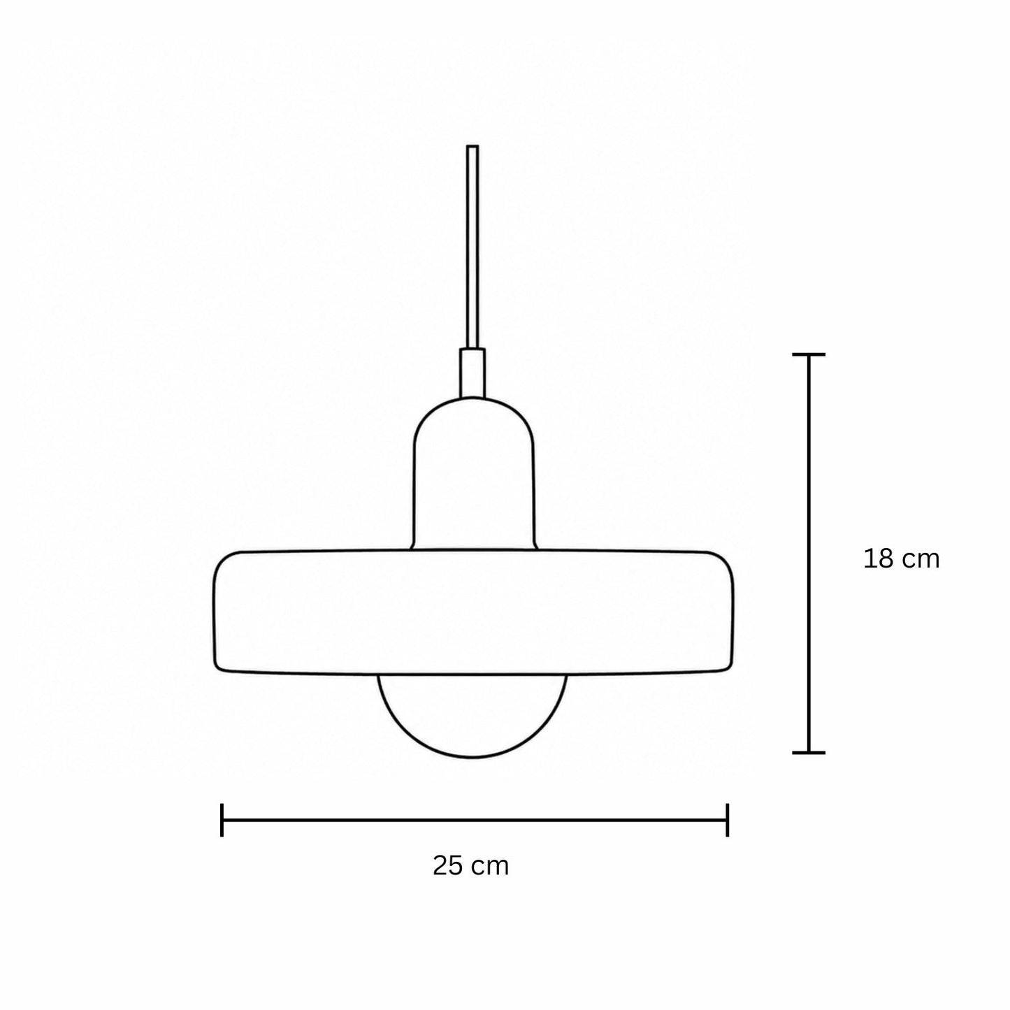 Lampa wisząca potrójna Mosesa