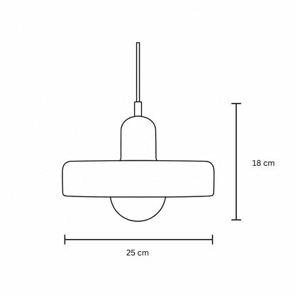 Lampa wisząca podwójna Mosesa