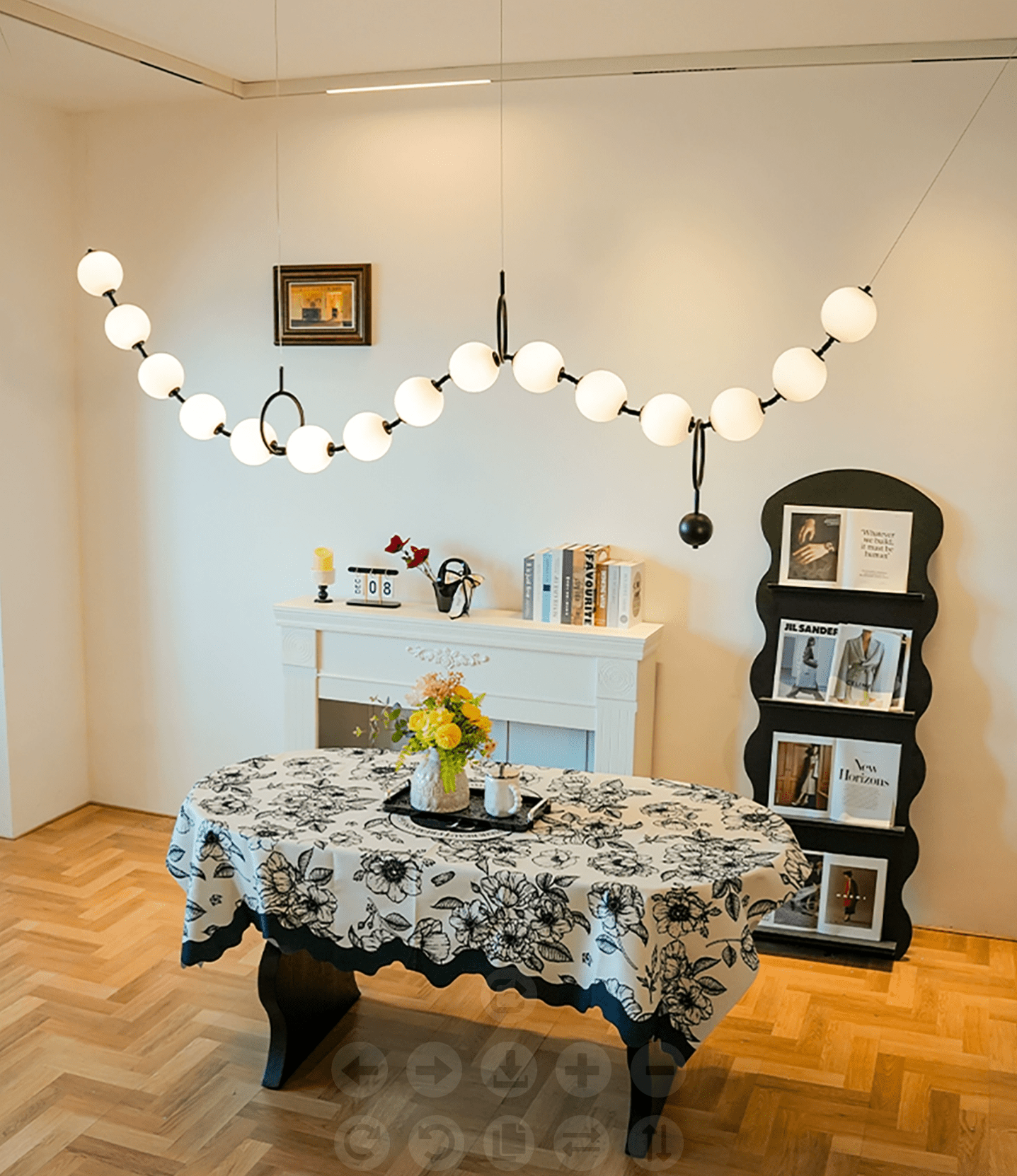 Lampa wisząca kulista Stanaldan