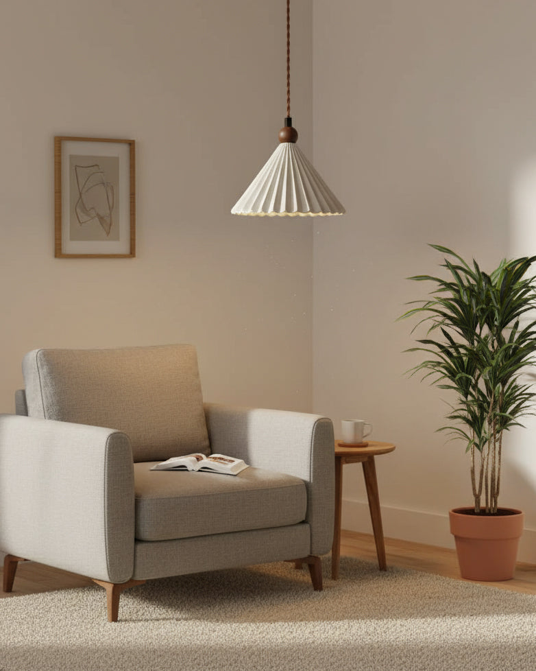 Lampa wisząca ryflowana Mirora
