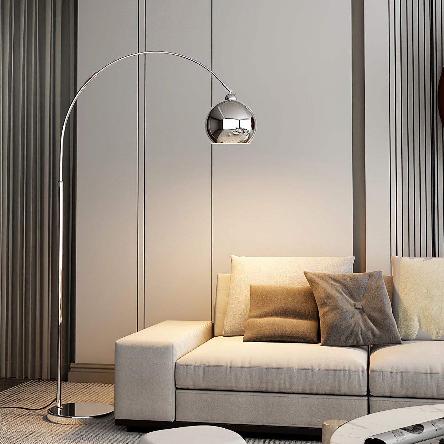 Lampa podłogowa nowoczesna Emkoe