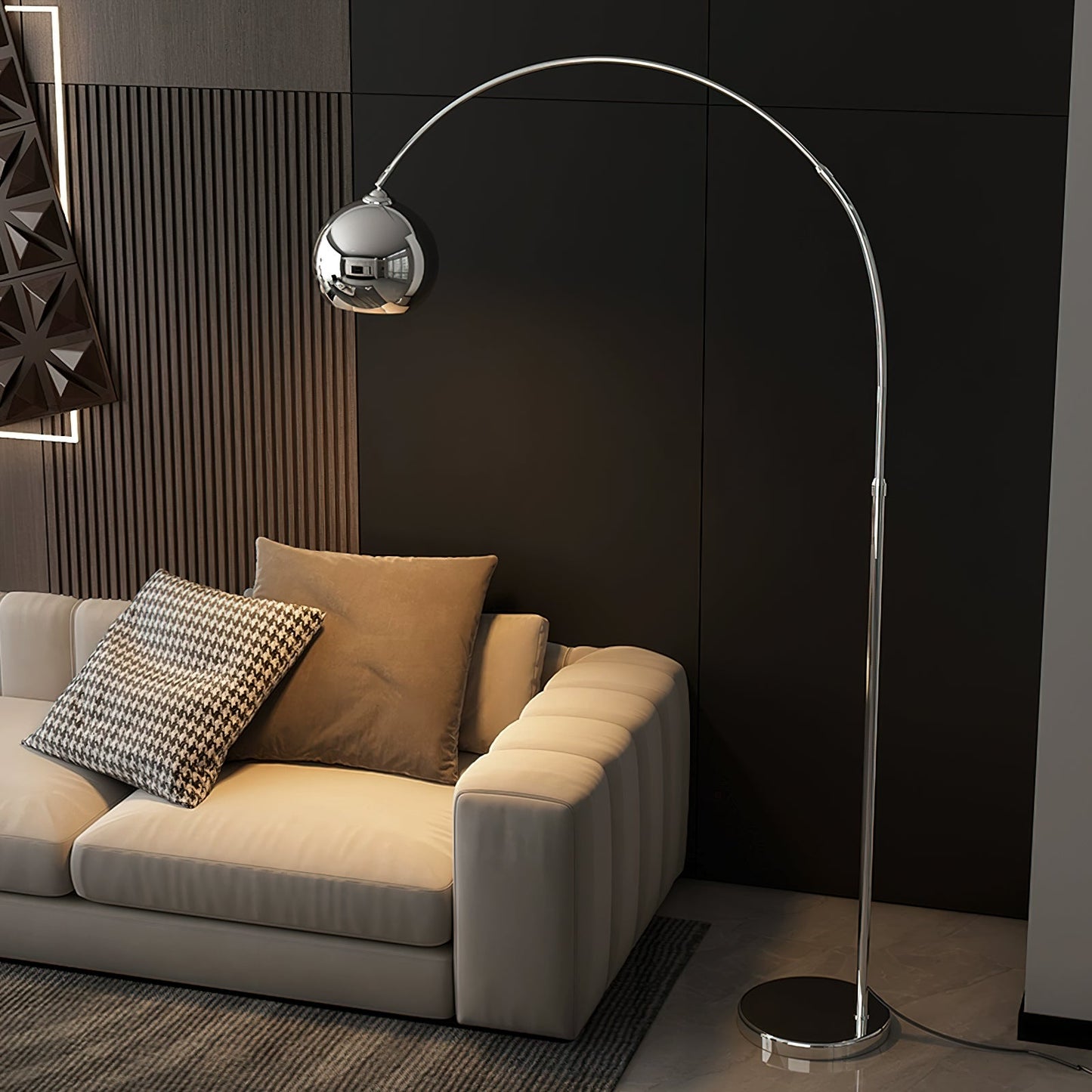 Lampa podłogowa nowoczesna Emkoe