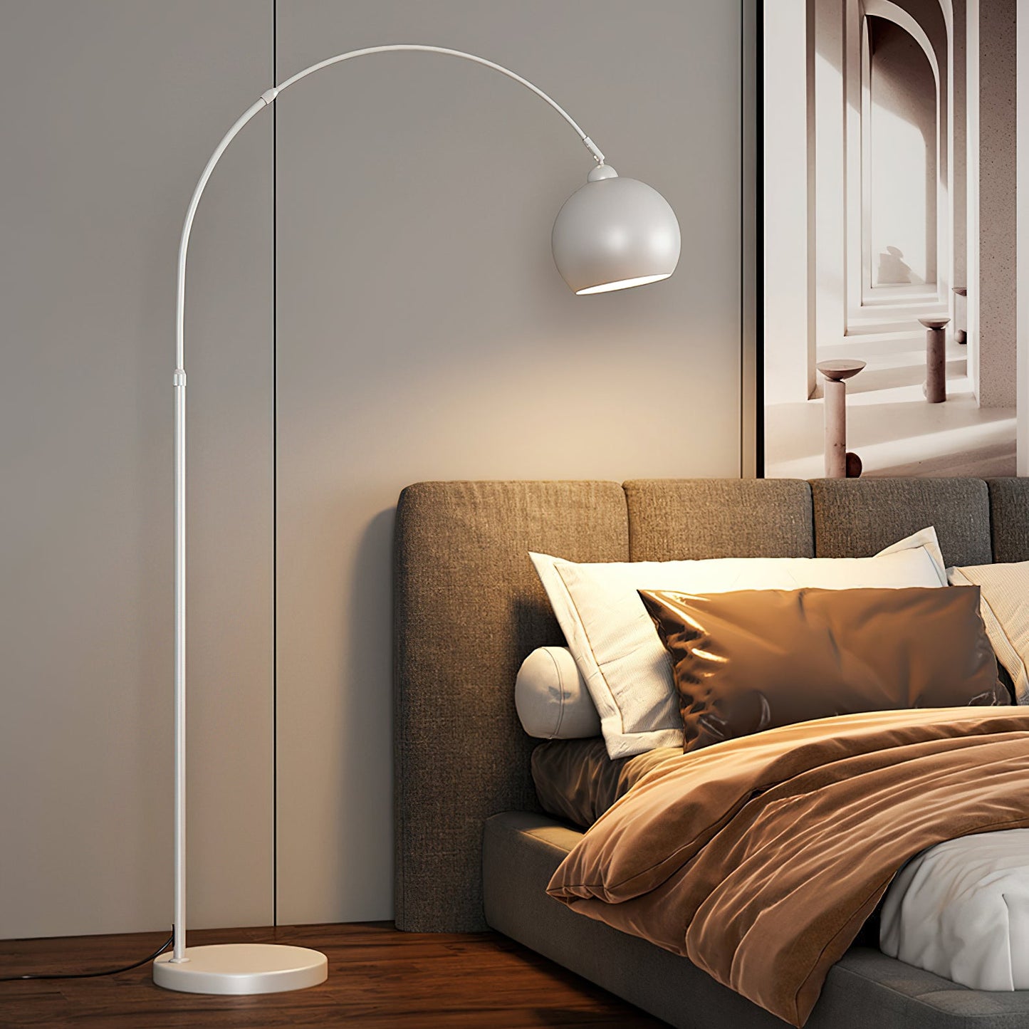 Lampa podłogowa nowoczesna Emkoe