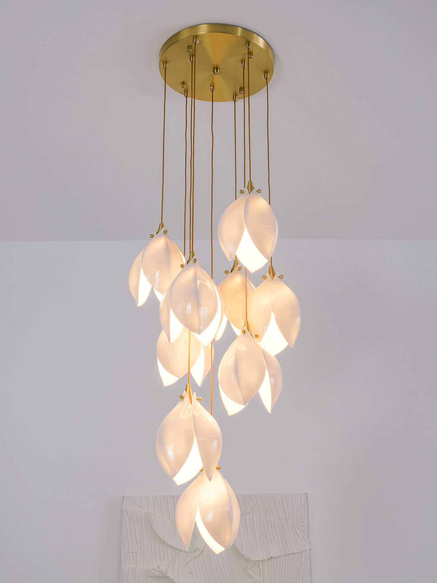 Lampa wisząca kwiatowa Jarel