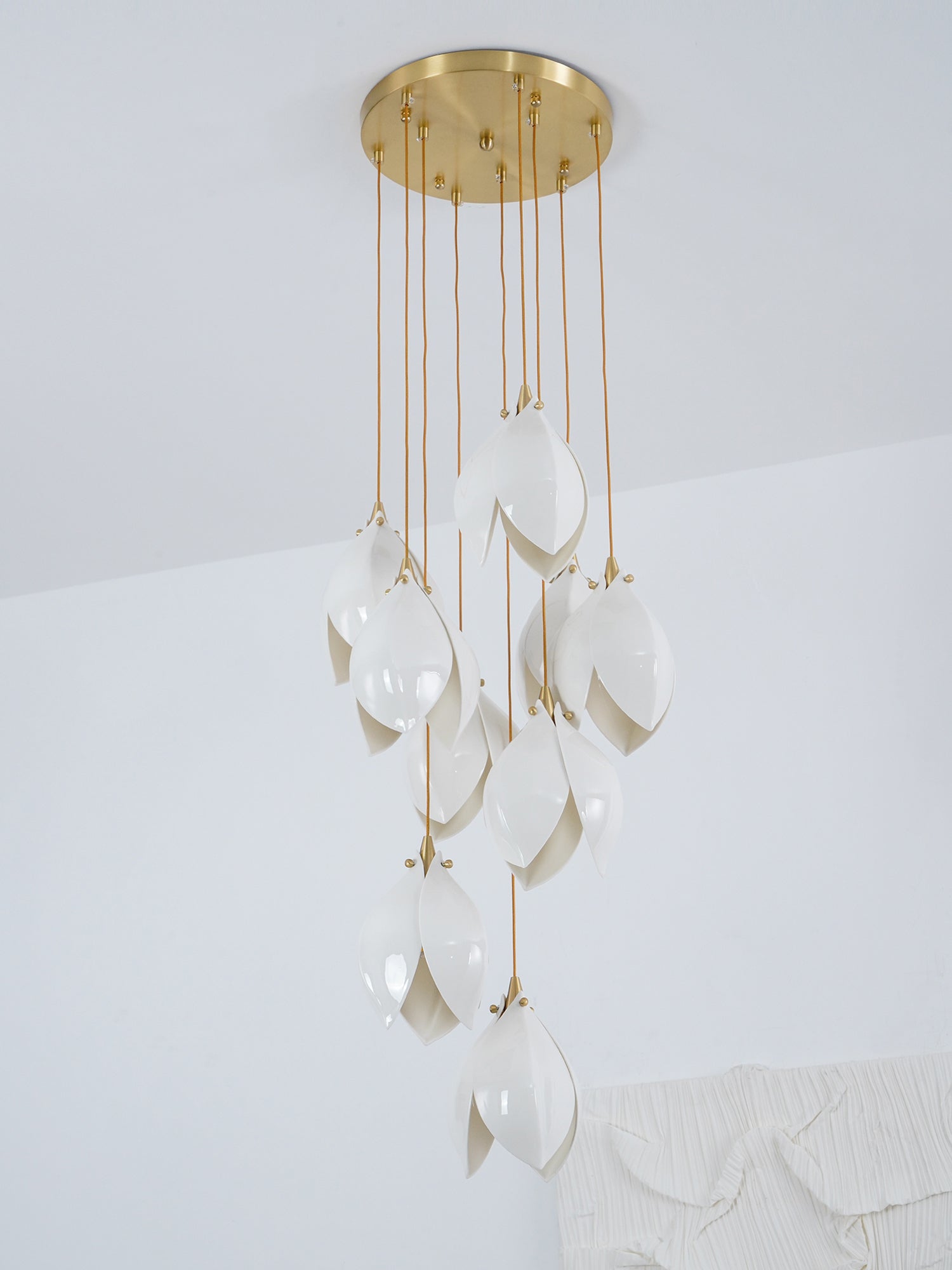 Lampa wisząca kwiatowa Jarel