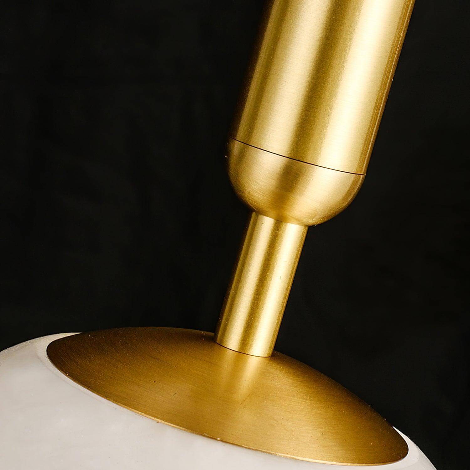 Lampa wisząca Mecora z trawertynu