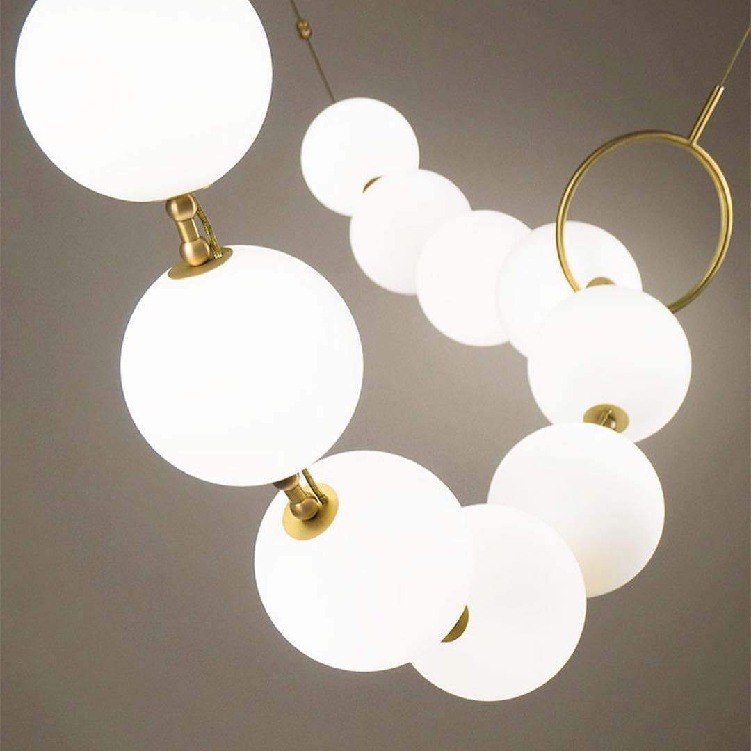 Lampa wisząca kulista Stanaldan
