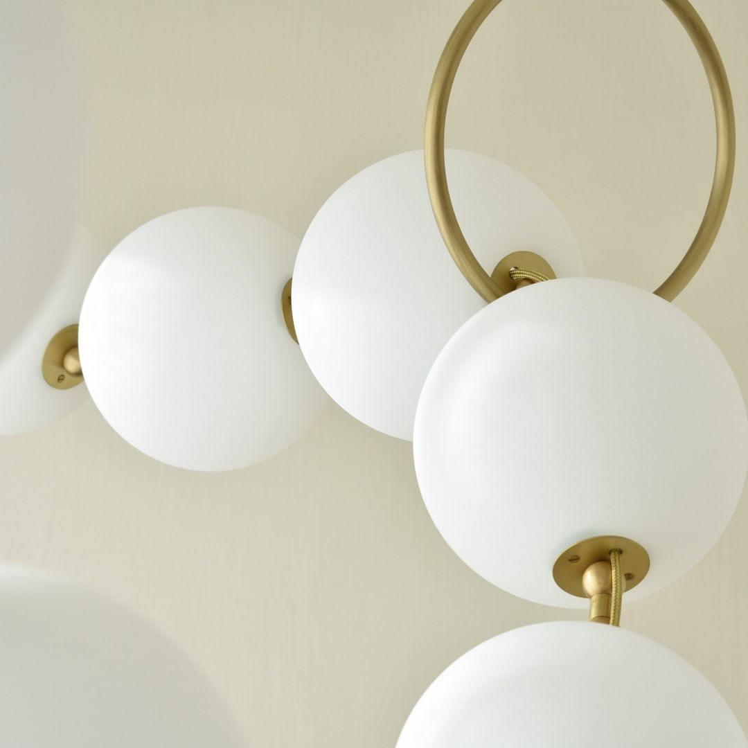 Lampa wisząca kulista Stanaldan