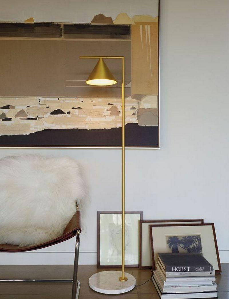 Lampa podłogowa stożkowa Mirel