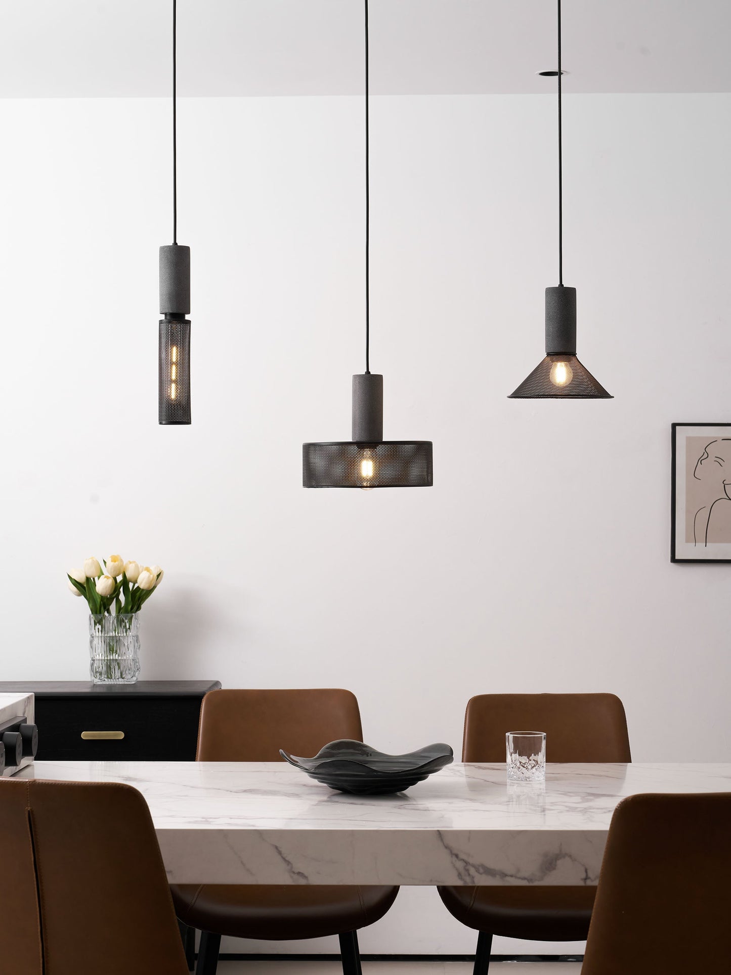 Lampa wisząca tubowa Wenanik