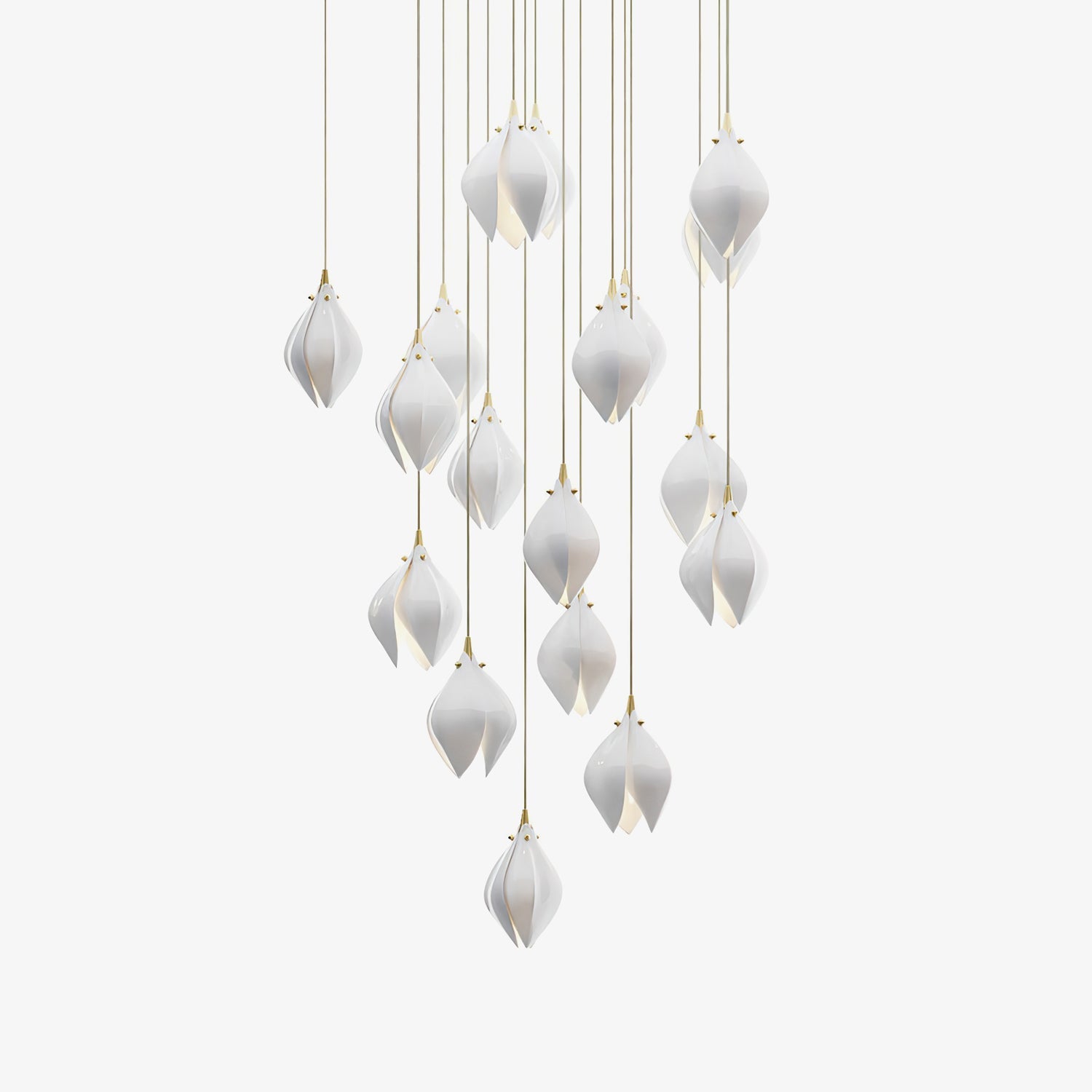 Lampa wisząca kwiatowa Jarel