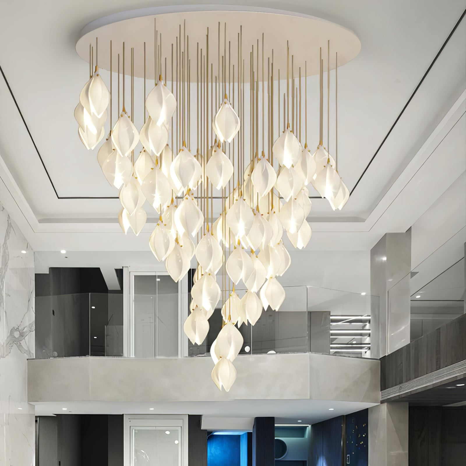 Lampa wisząca kwiatowa Jarel