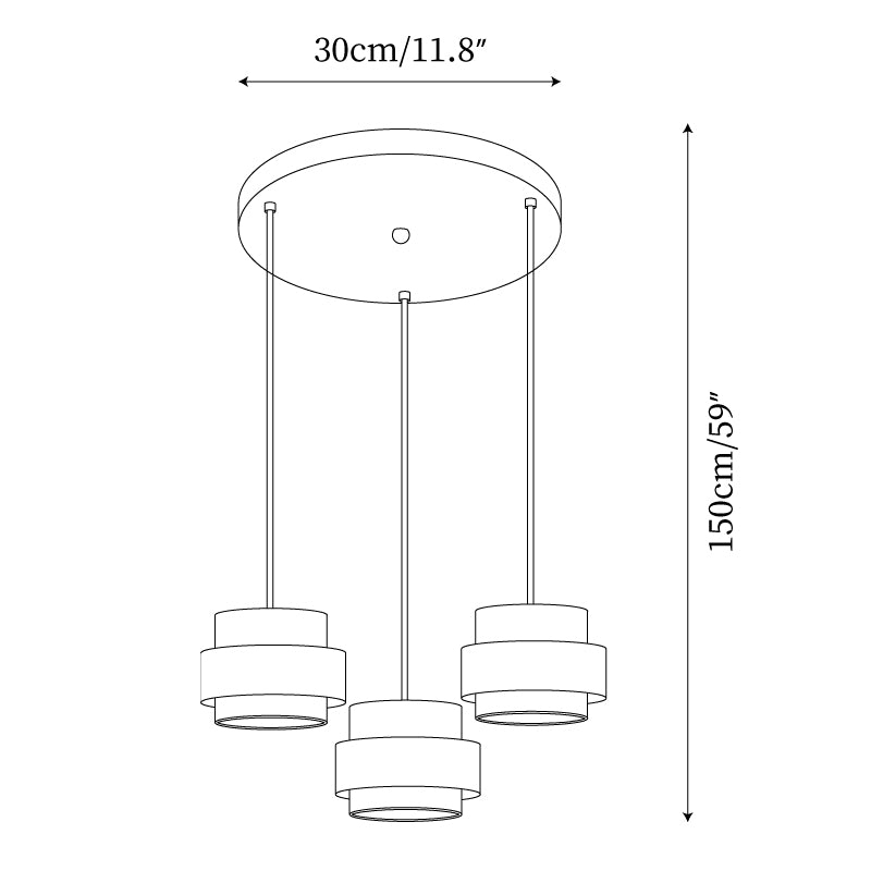 Lampa wisząca Cellone z trawertynu
