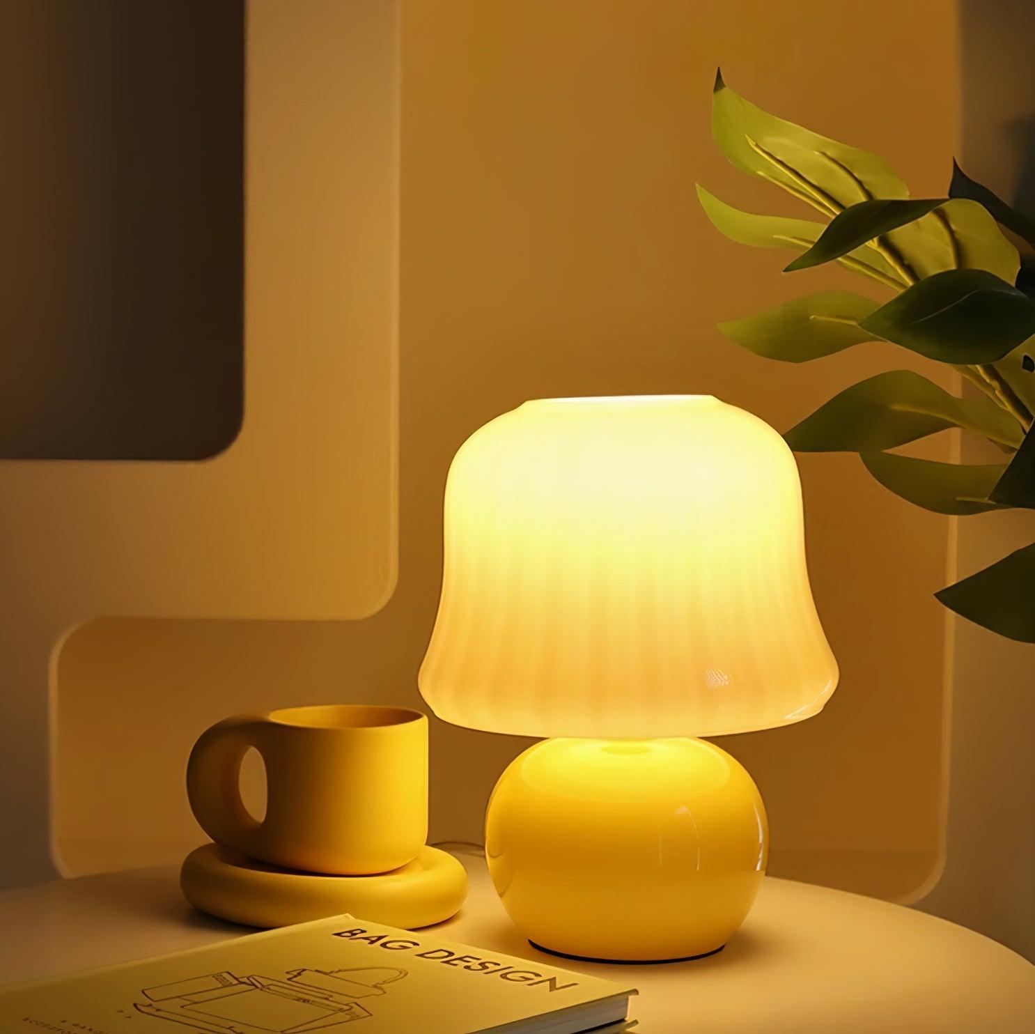 Lampa stołowa grzybkowa Ludra