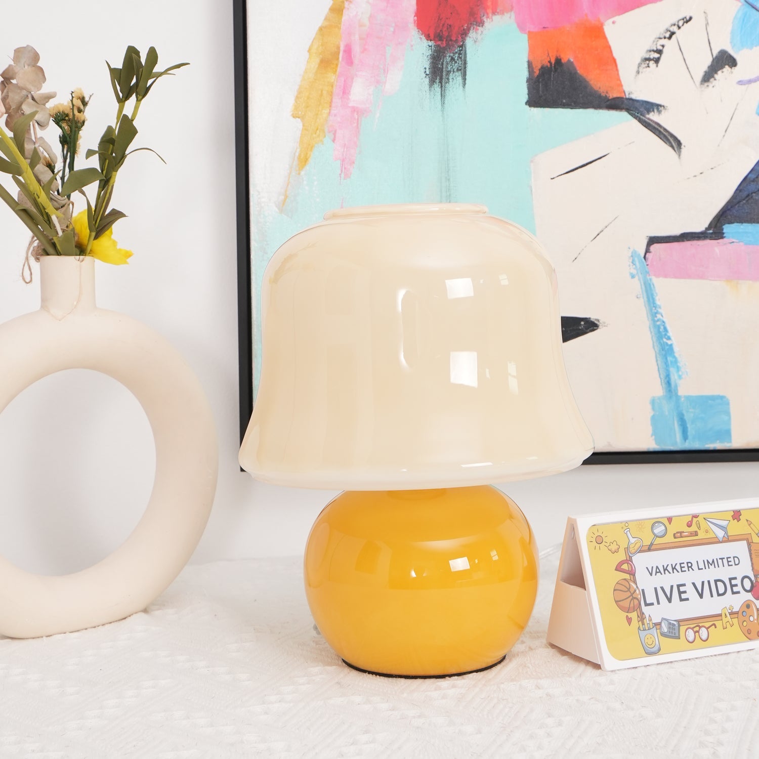 Lampa stołowa grzybkowa Ludra