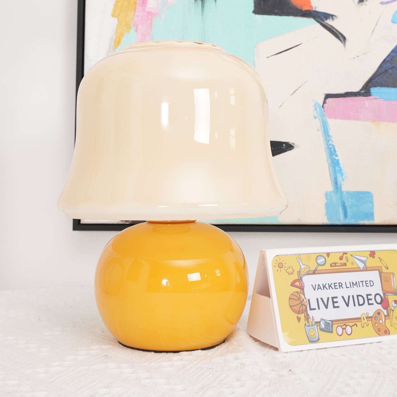 Lampa stołowa grzybkowa Ludra