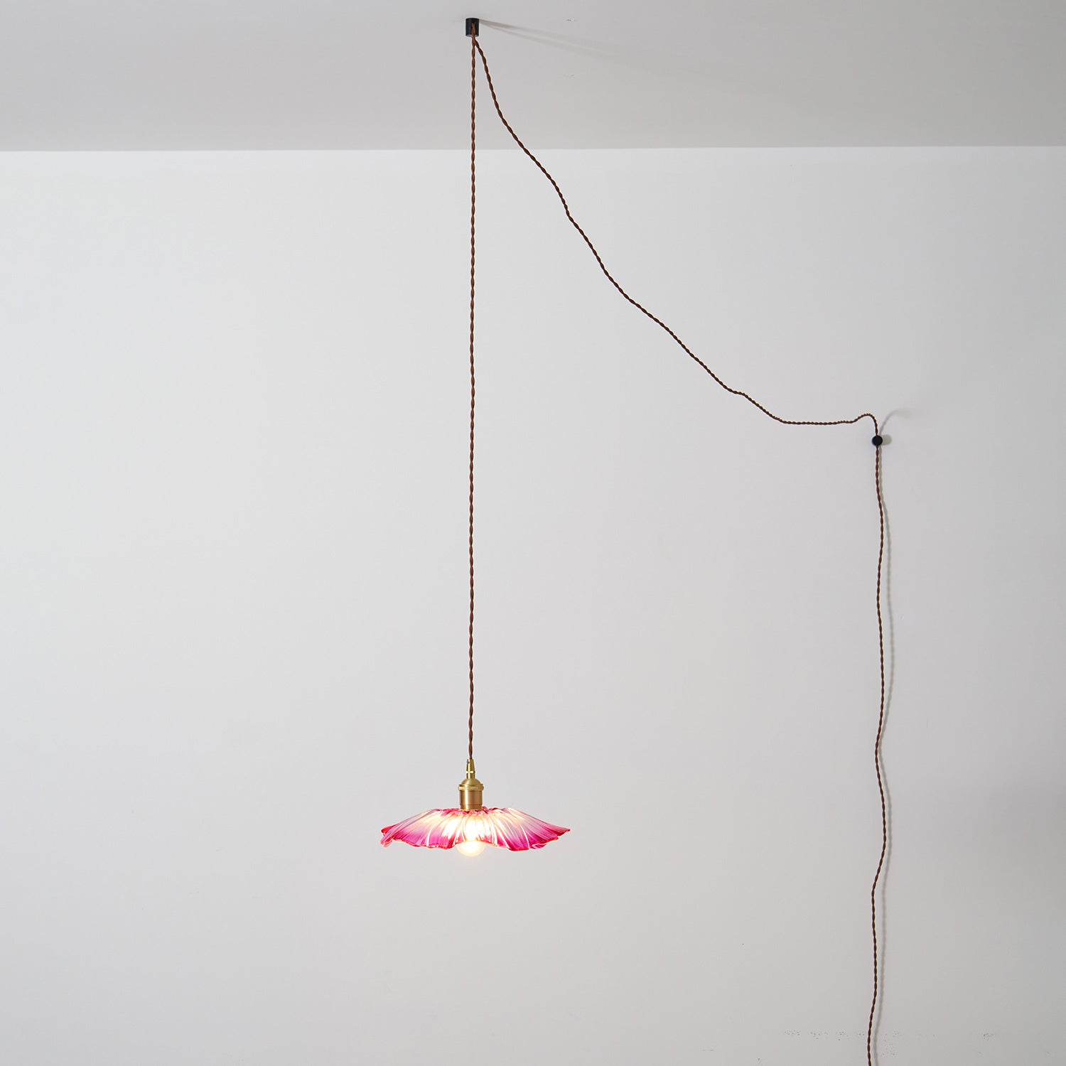 Lampa wisząca kwiatowa Noru