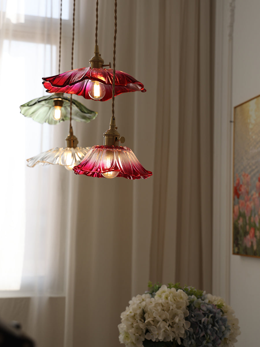 Lampa wisząca kwiatowa Noru