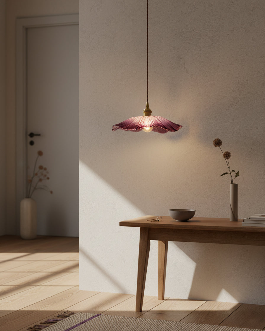 Lampa wisząca kwiatowa Noru