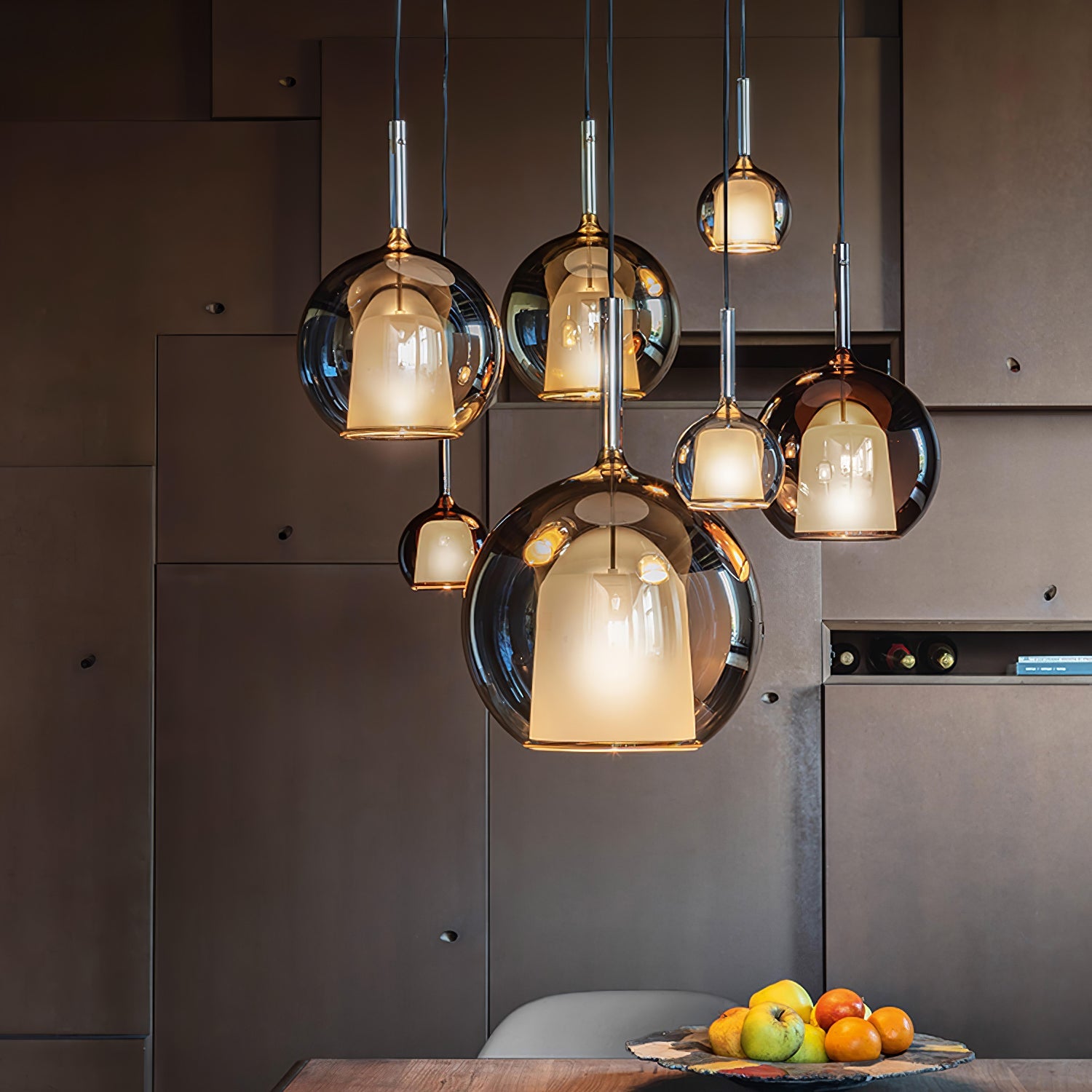 Lampa wisząca kula Nadmiska