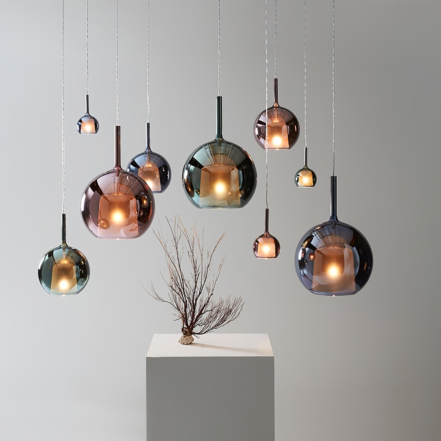 Lampa wisząca kula Nadmiska