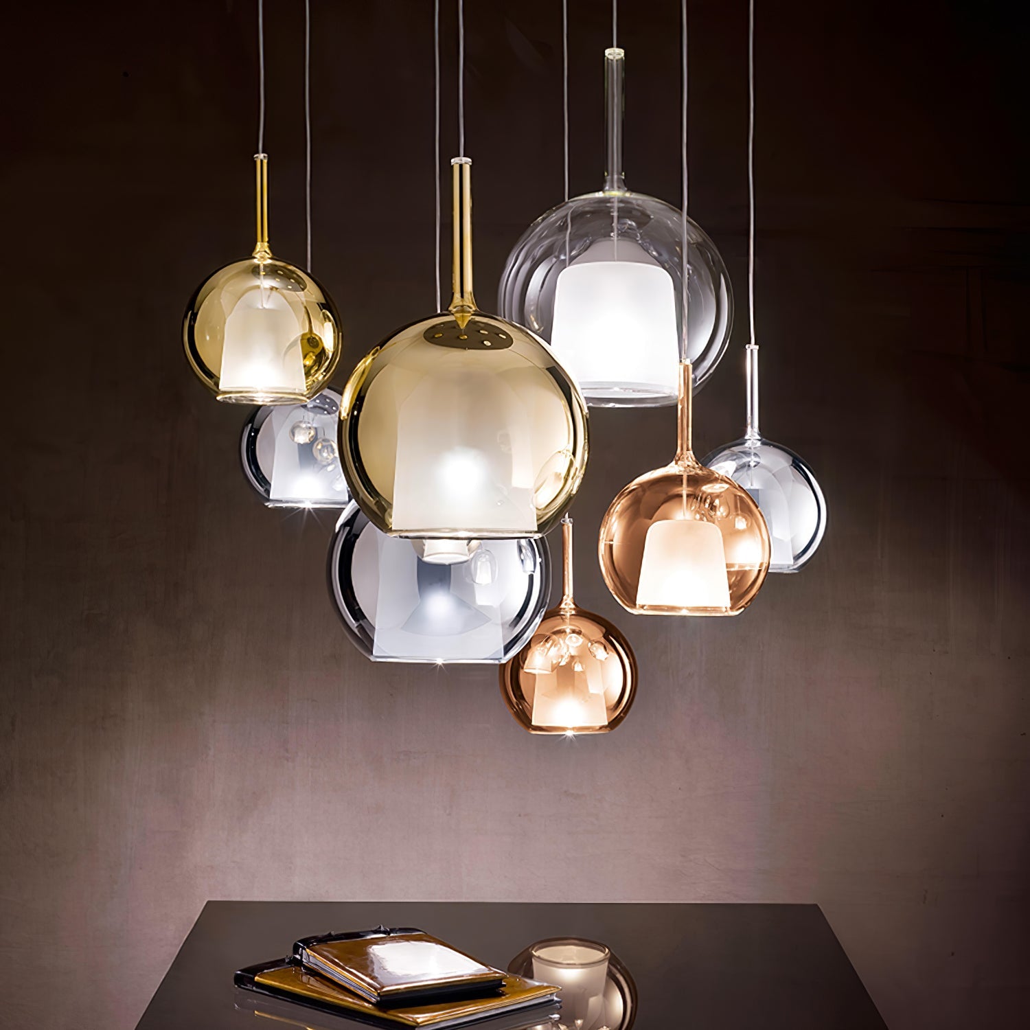 Lampa wisząca kula Nadmiska