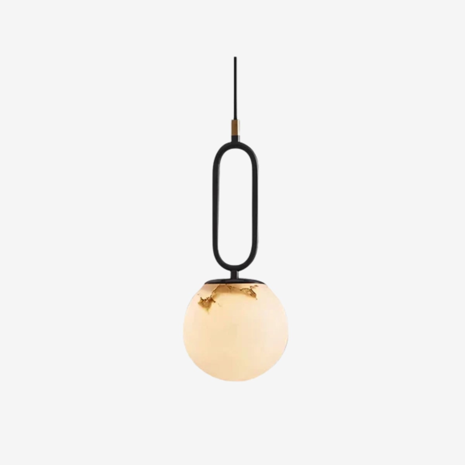 Lampa wisząca Lacose z trawertynu