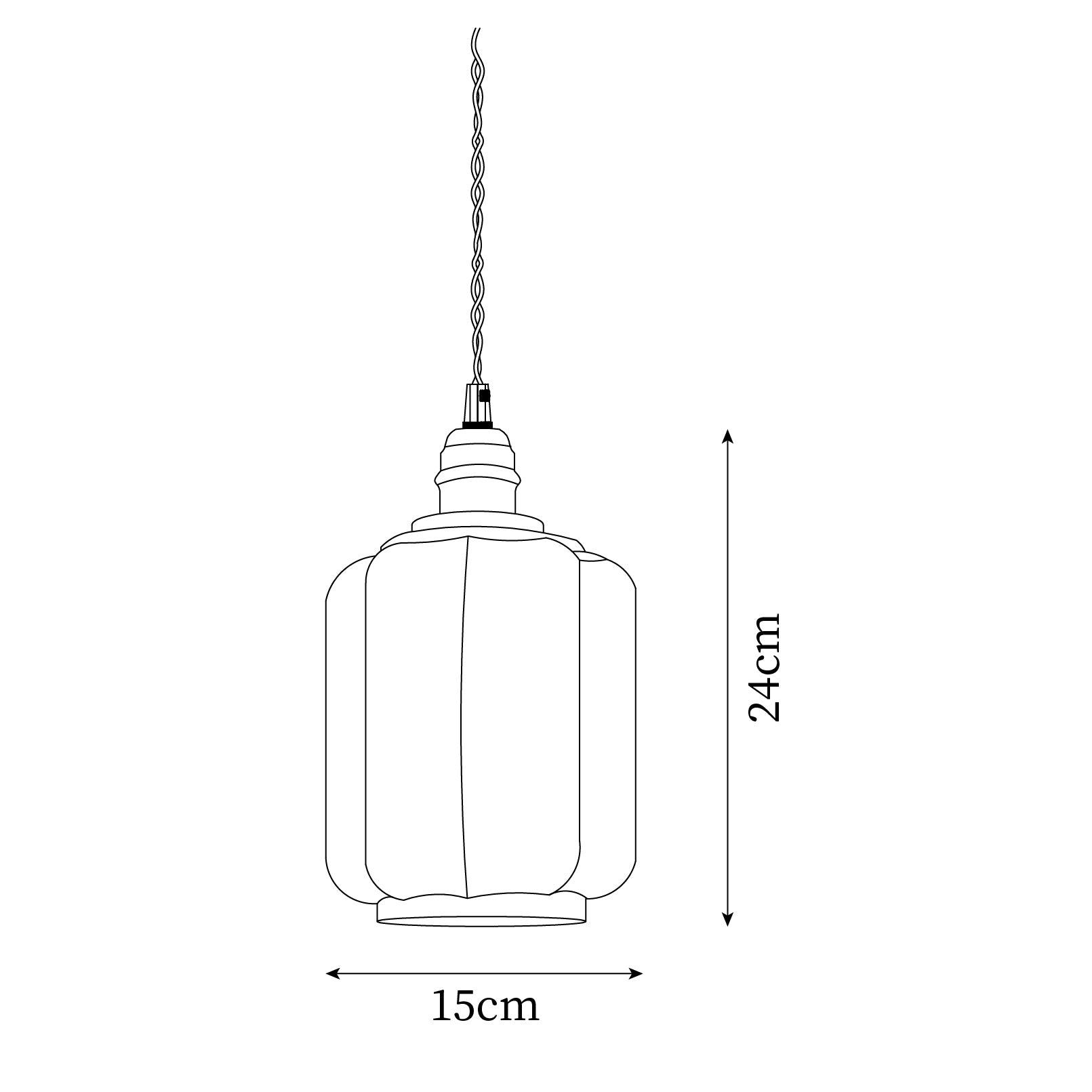 Lampa wisząca stożkowa Filarrek