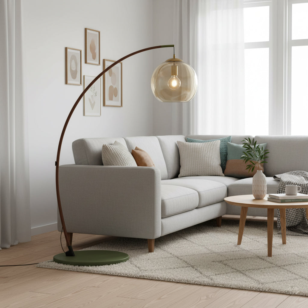 Lampa podłogowa łukowa Torro