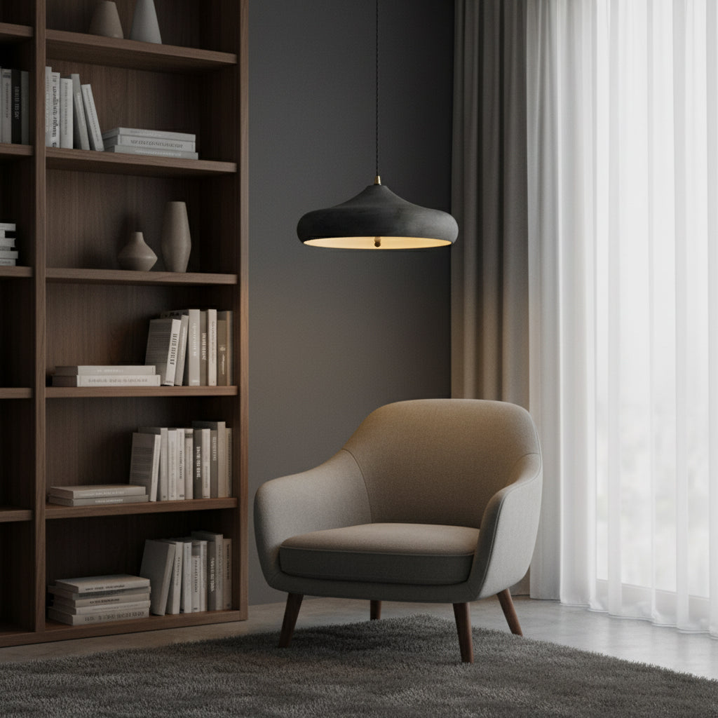 Lampa wisząca okrągła Klaen
