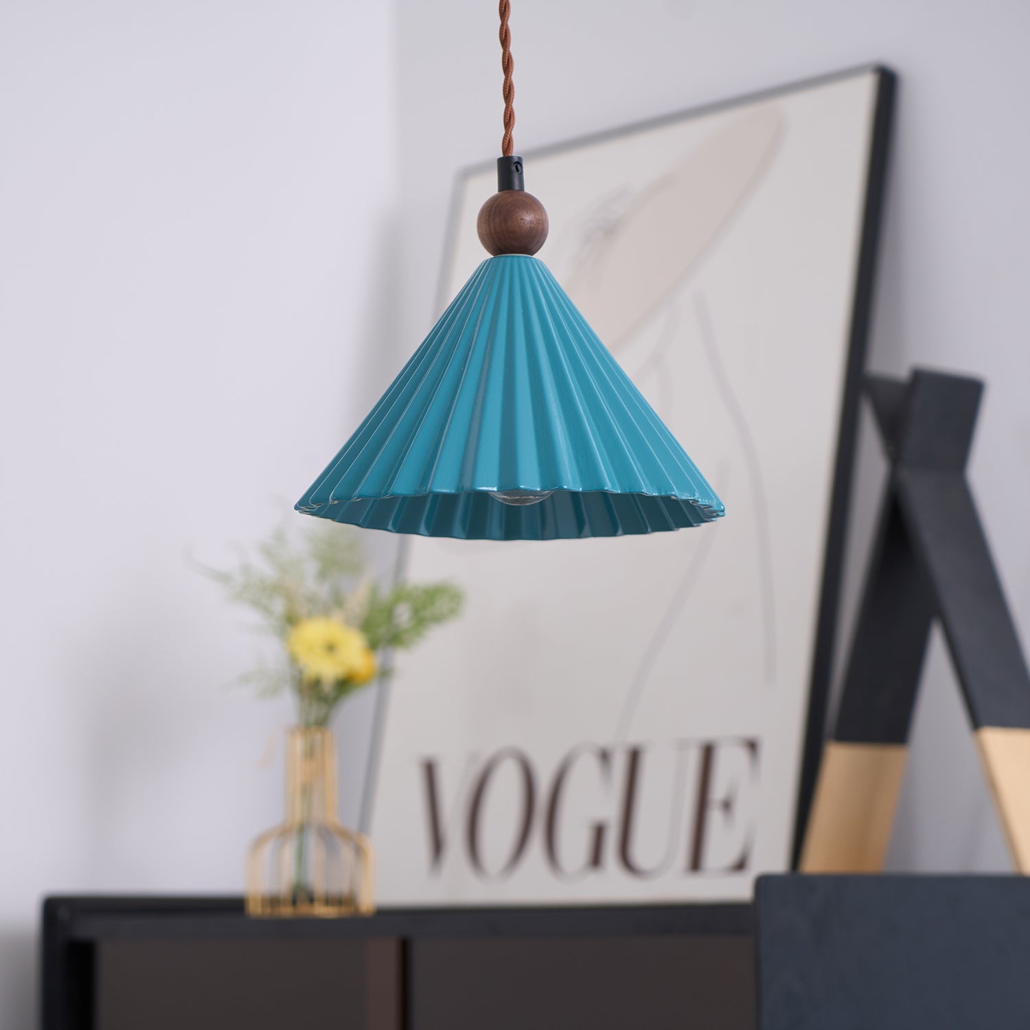 Lampa wisząca ryflowana Mirora