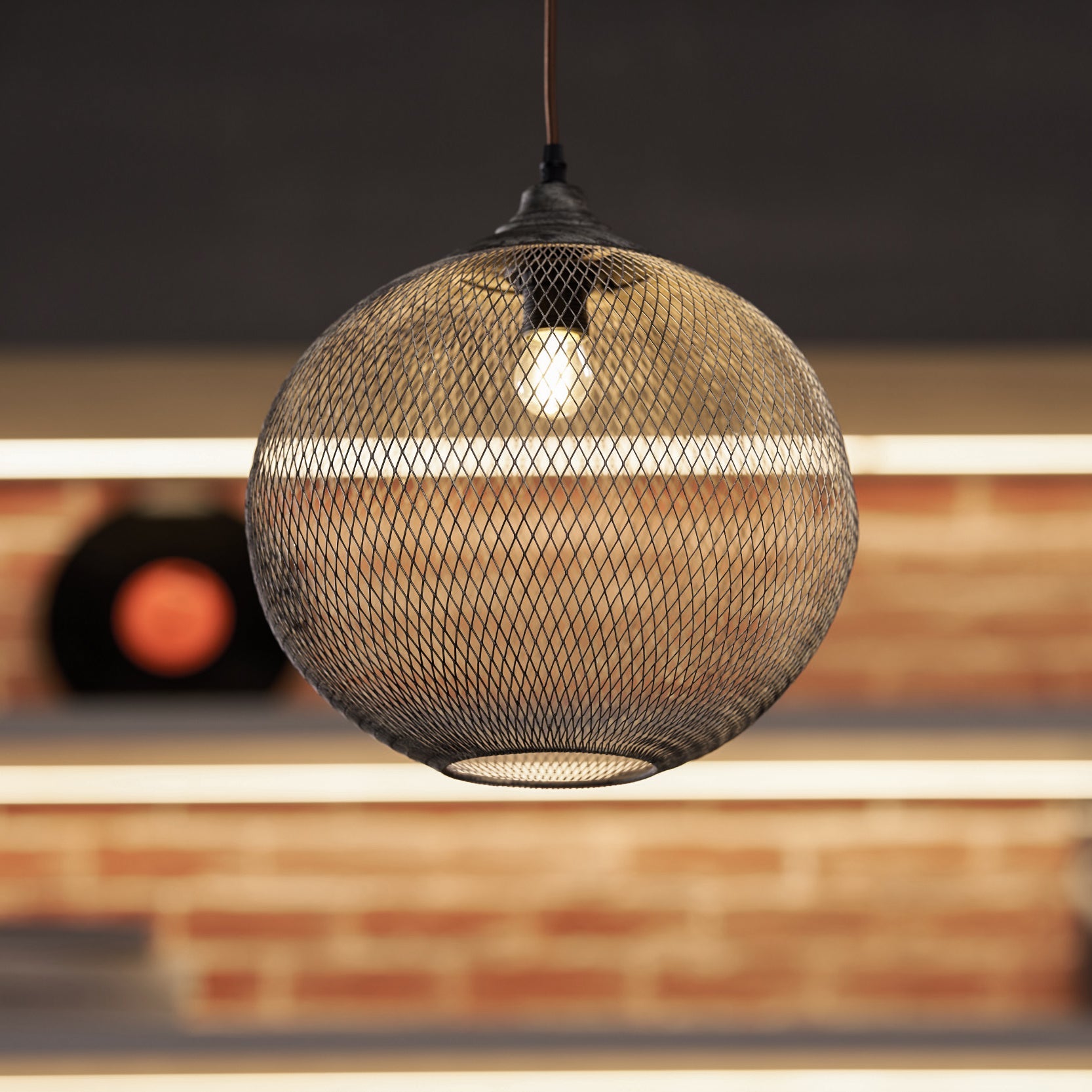 Lampa wisząca kulista Radenok