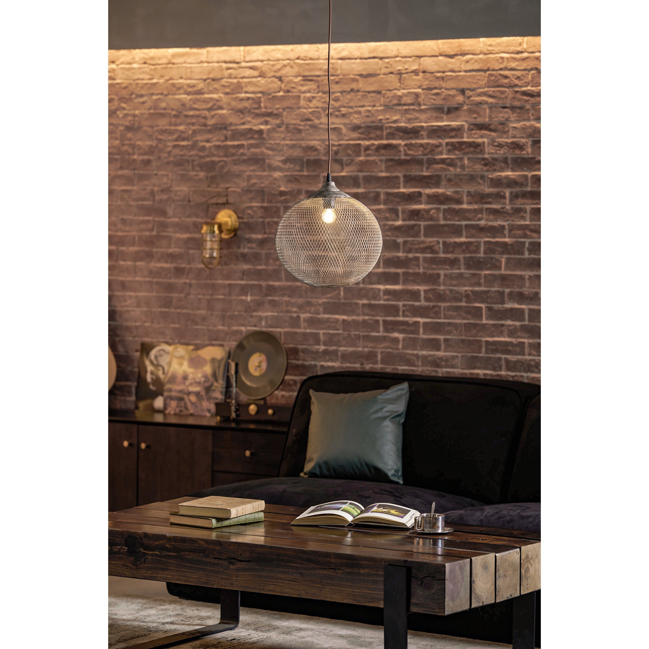 Lampa wisząca kulista Radenok