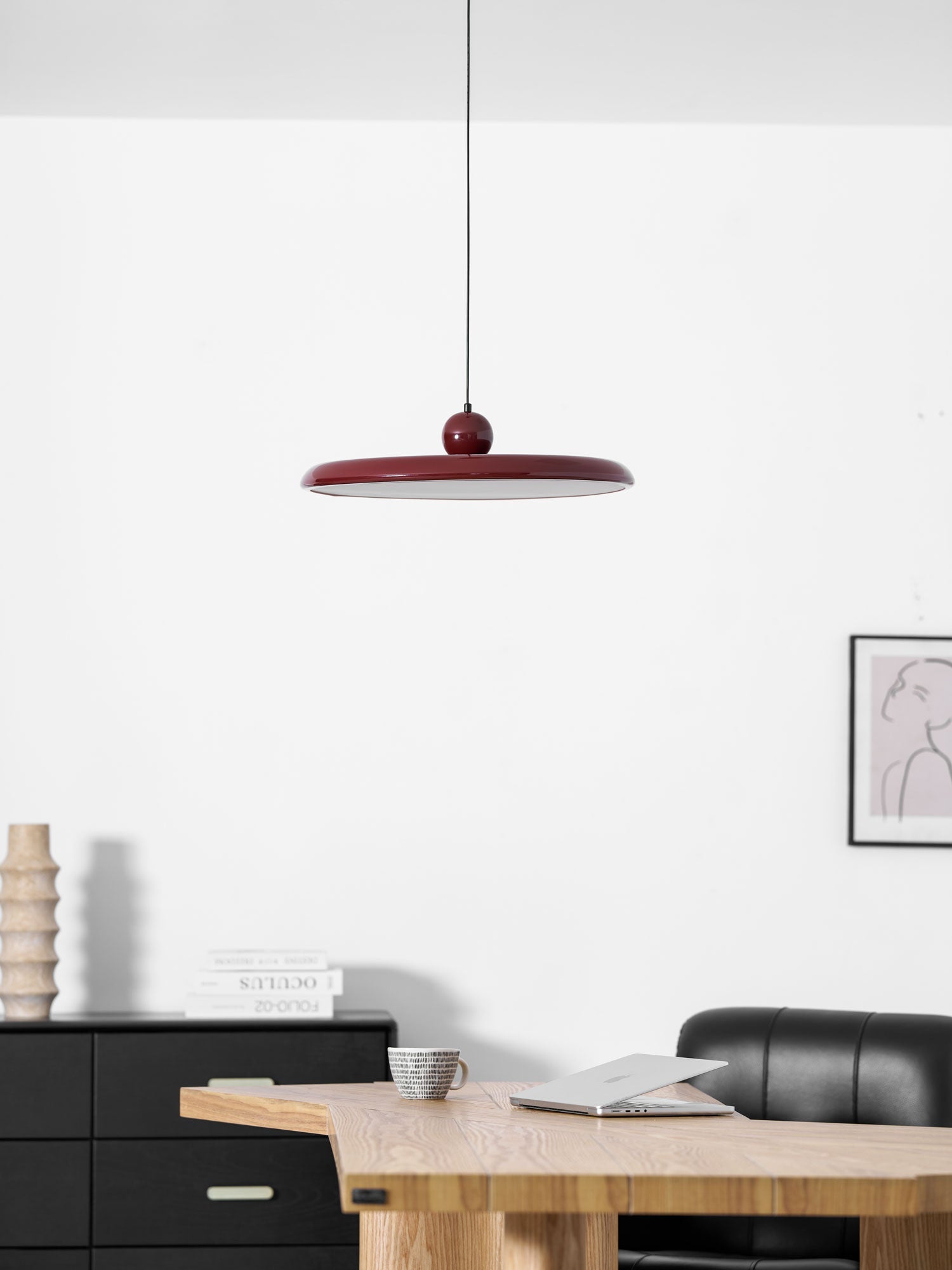 Lampa wisząca okrągła Karkoon